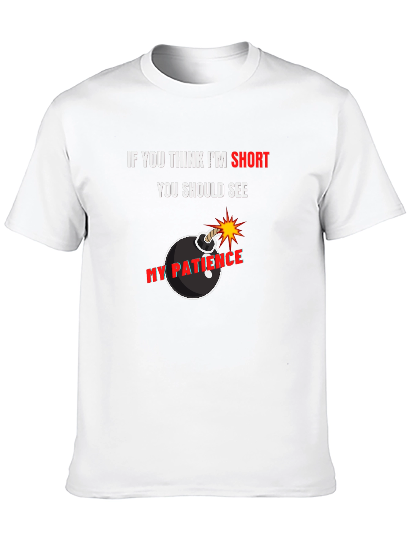 Short Patience Bomb Graphic Tee
