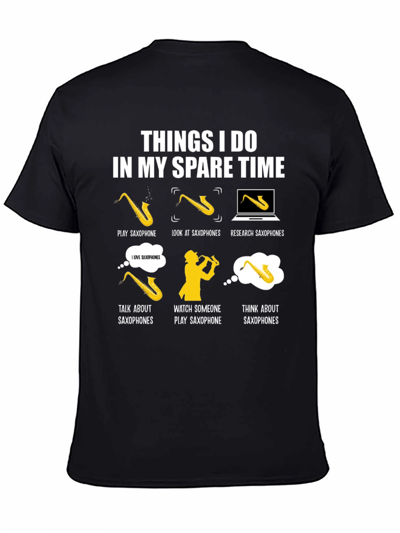 Saxophone Lover T-Shirt - Spare Time Activities