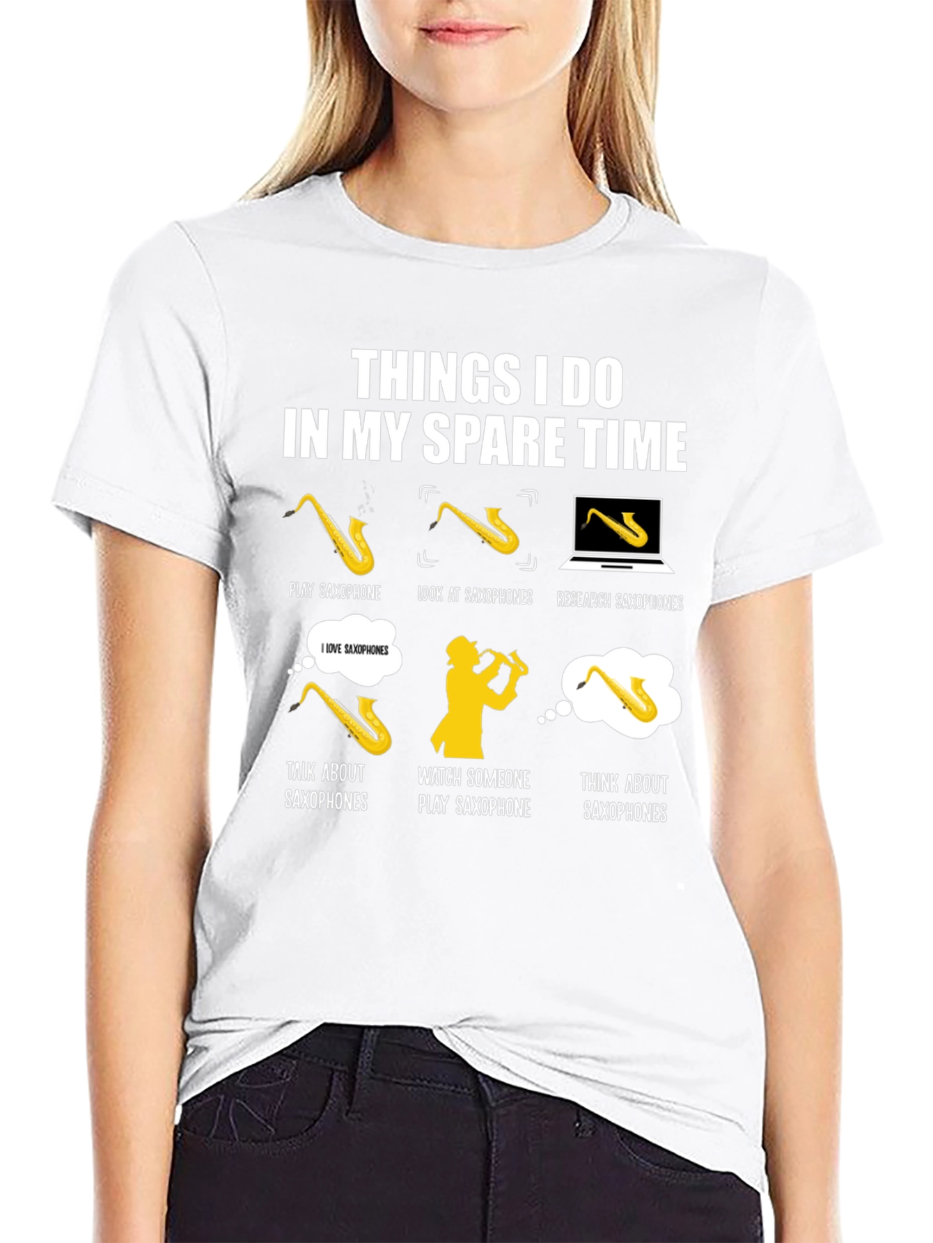 Saxophone Lover T-Shirt - Spare Time Activities