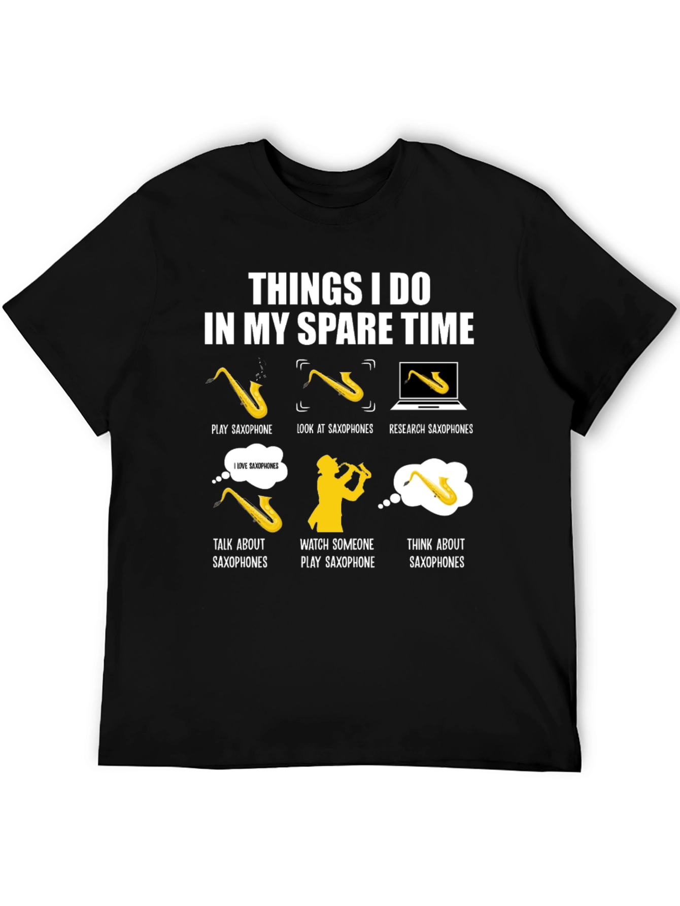 Saxophone Lover T-Shirt - Spare Time Activities