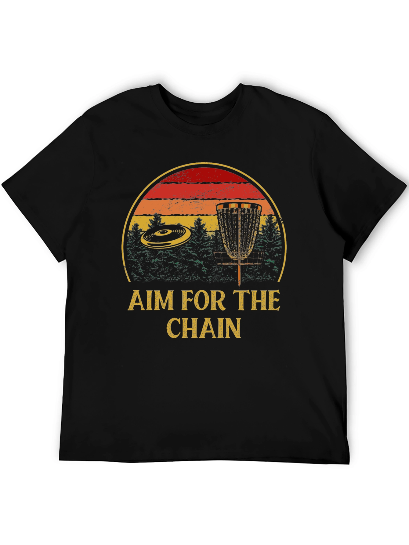 Aim for the Chain Disc Golf Graphic Tee