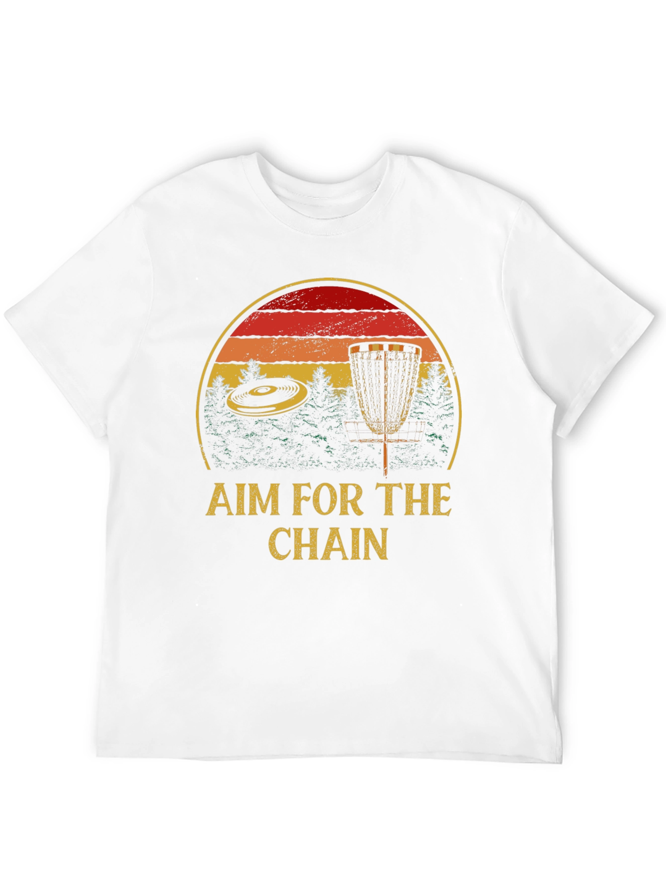 Aim for the Chain Disc Golf Graphic Tee