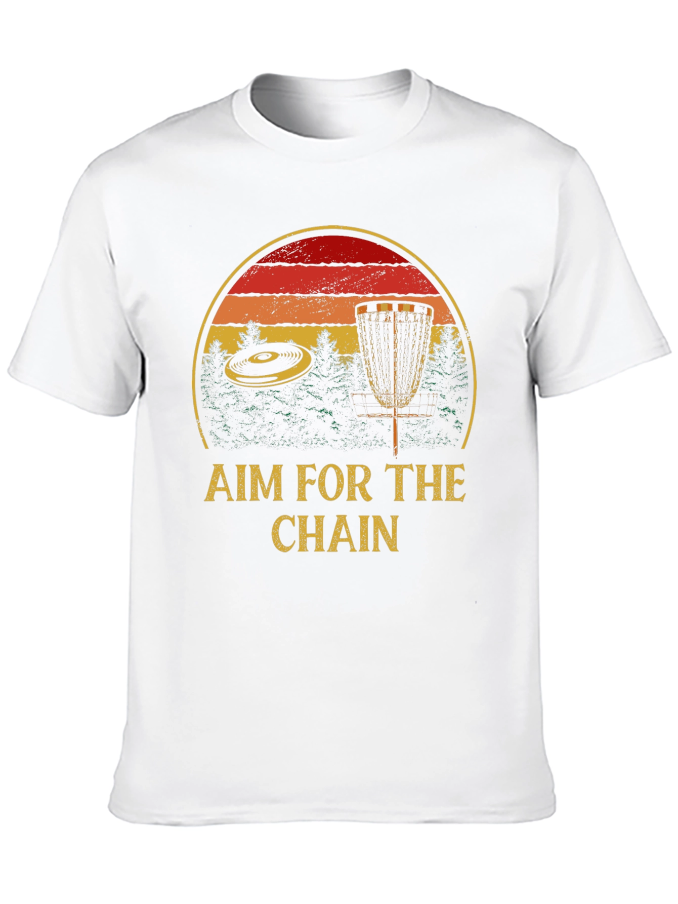 Aim for the Chain Disc Golf Graphic Tee
