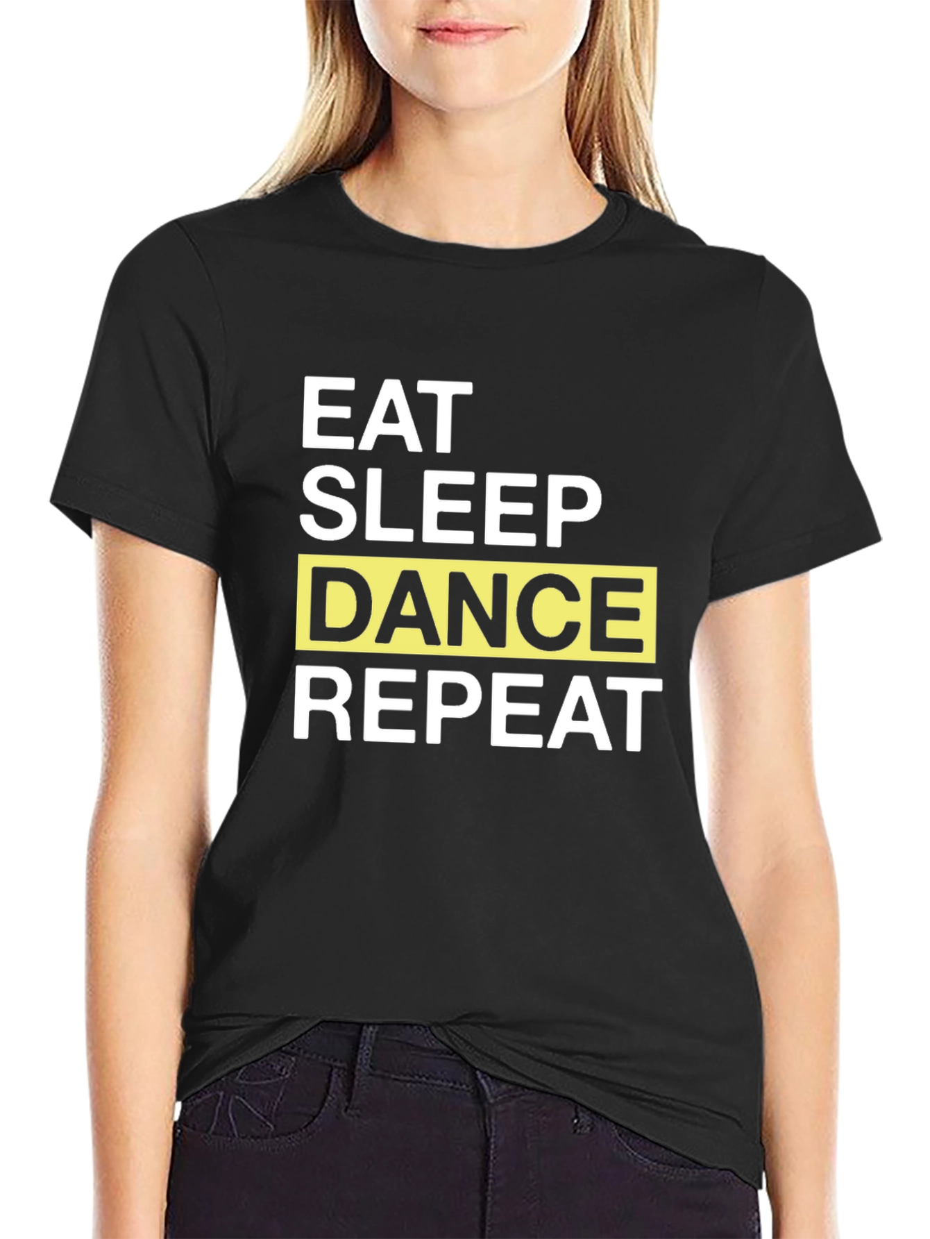 Eat Sleep Dance Repeat Graphic T-Shirt
