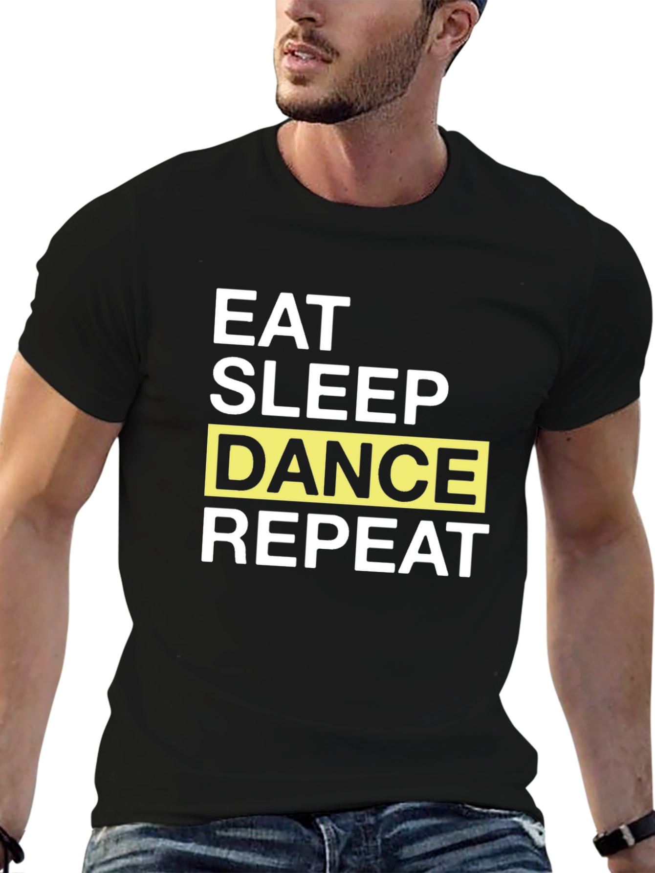 Eat Sleep Dance Repeat Graphic T-Shirt