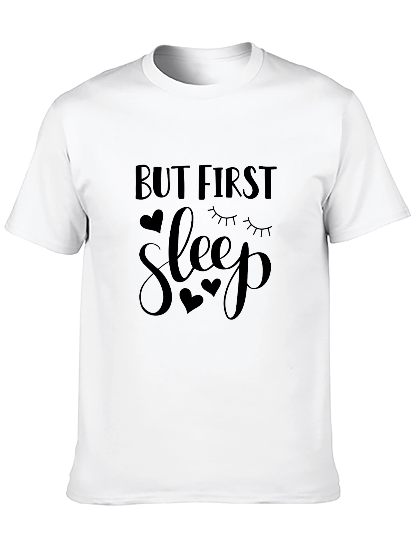 But First Sleep Black Graphic Tee