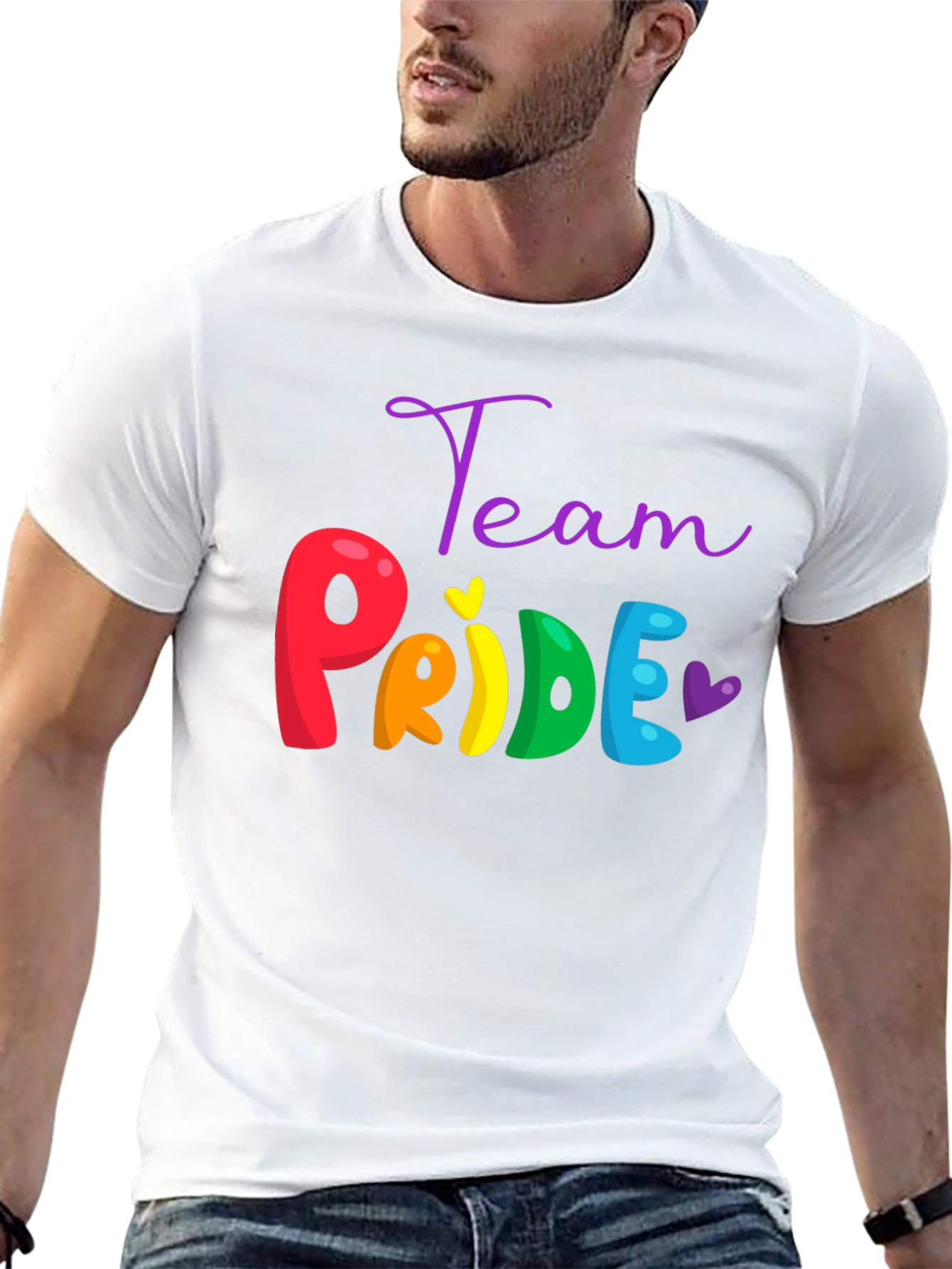 Team Pride T-Shirt - LGBTQ+ Rainbow Graphic Tee