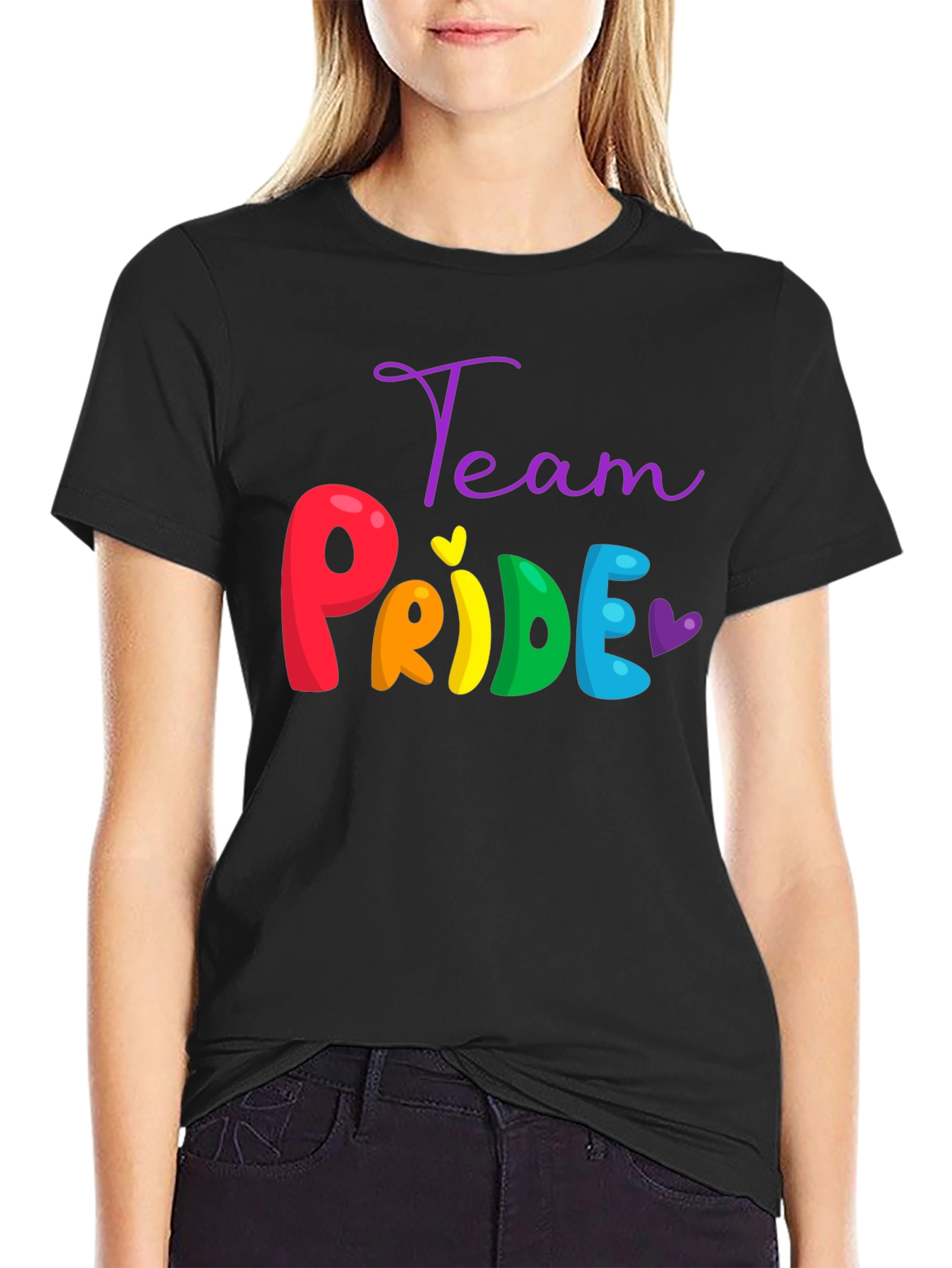 Team Pride T-Shirt - LGBTQ+ Rainbow Graphic Tee