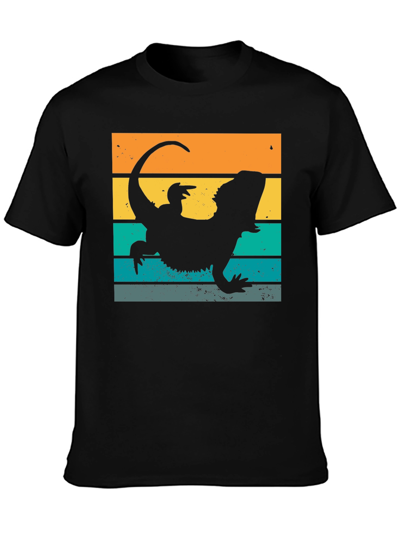 Retro Bearded Dragon T-Shirt - Cool Lizard Tee