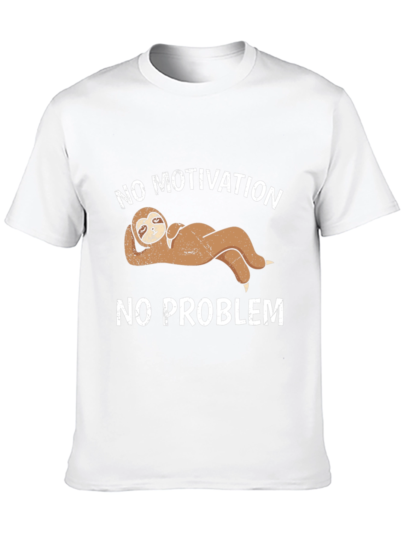 No Motivation No Problem Sloth Graphic Tee