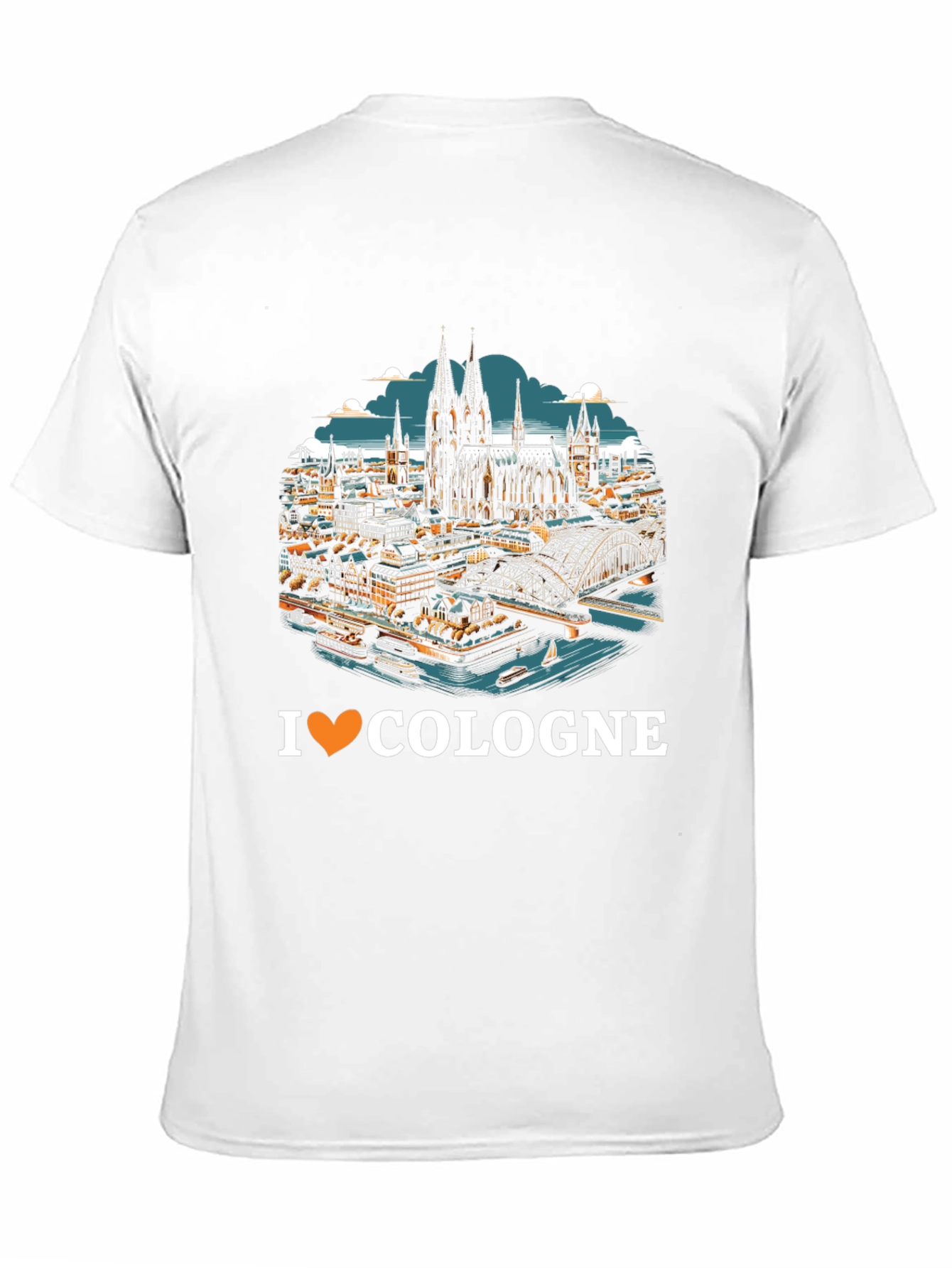 I Love Cologne T-Shirt Cityscape Graphic Tee