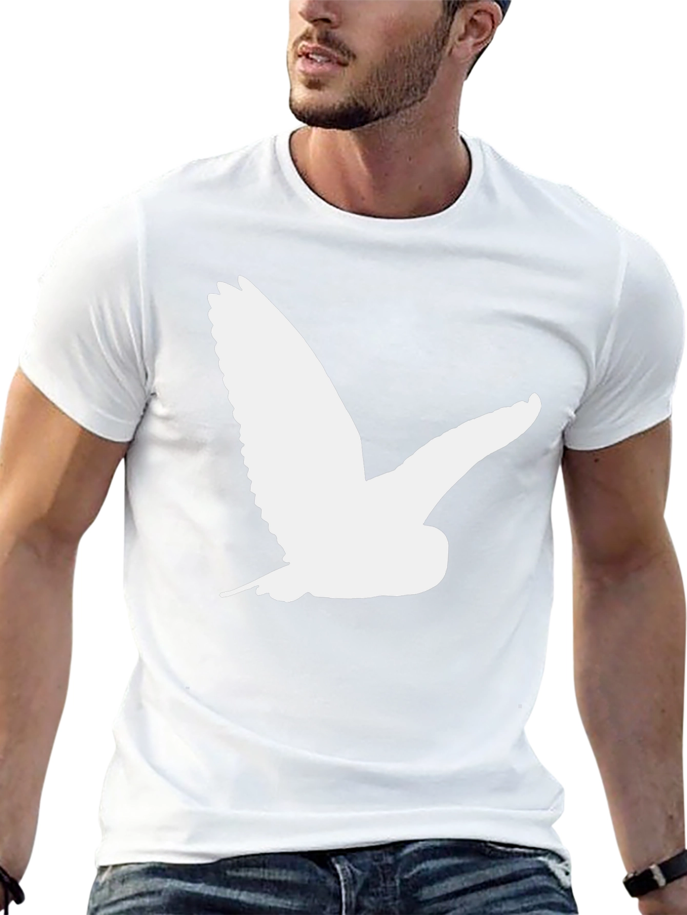 Owl Silhouette T-Shirt - Classic Black Tee
