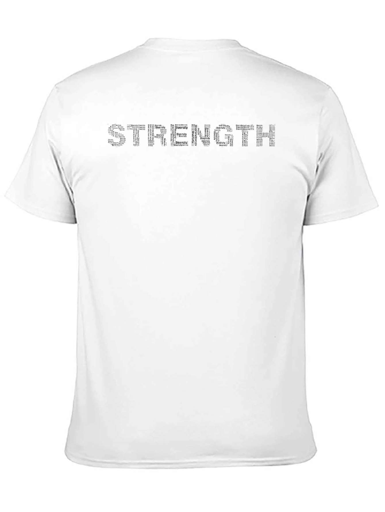 Black Strength T-Shirt - Motivational Gym Wear