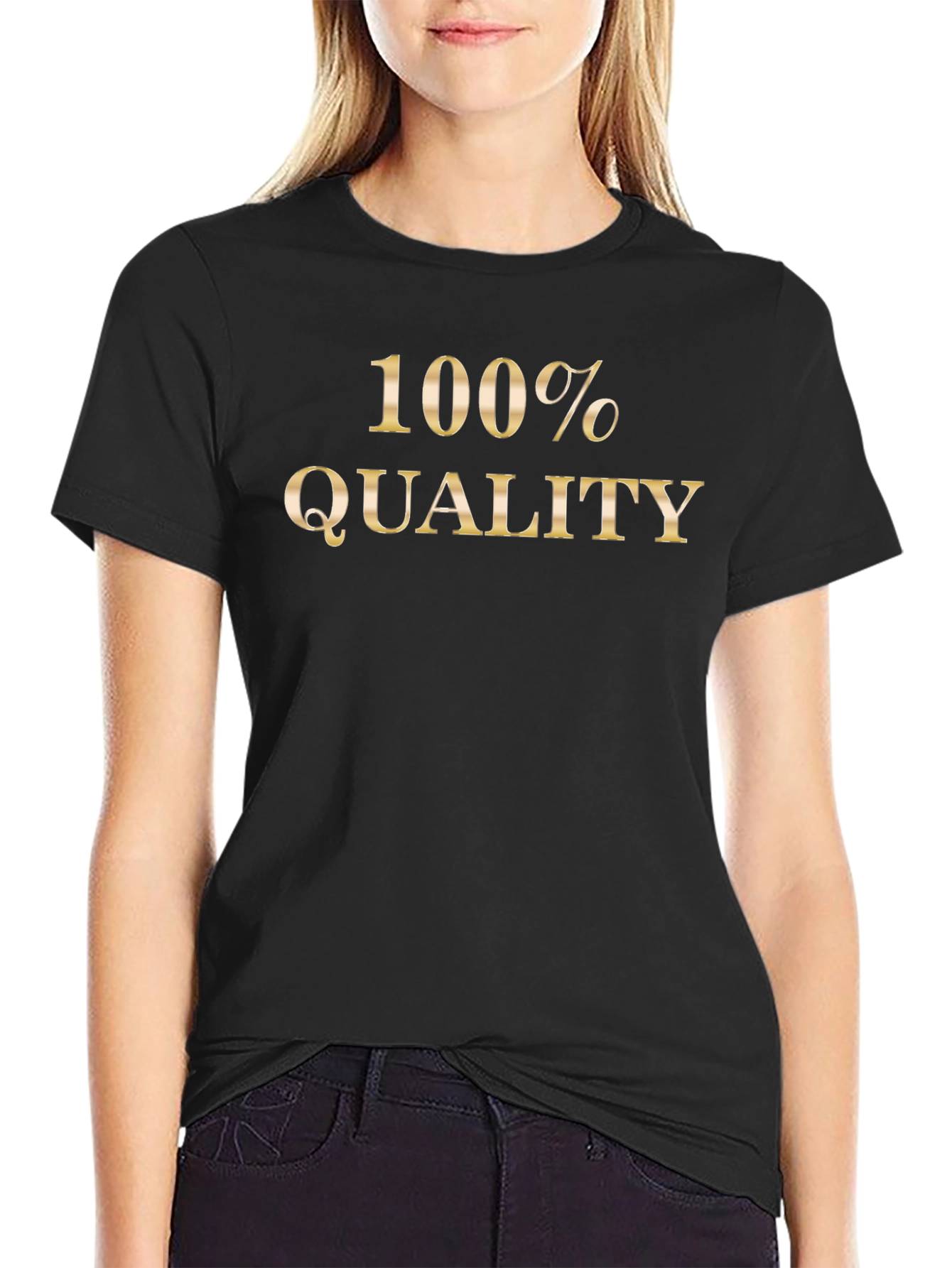 100% Quality Black T-Shirt