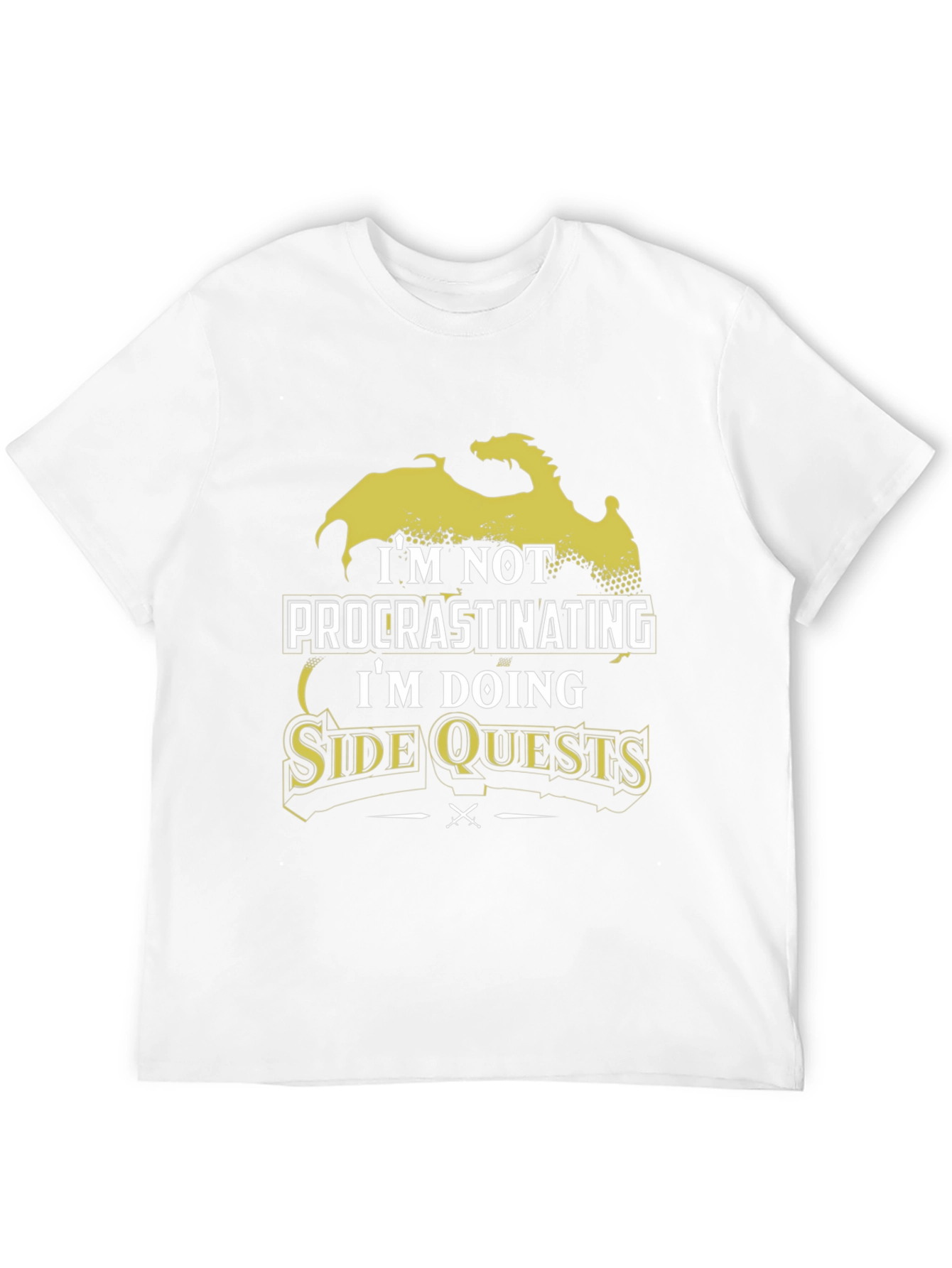 Side Quests Black Graphic T-Shirt