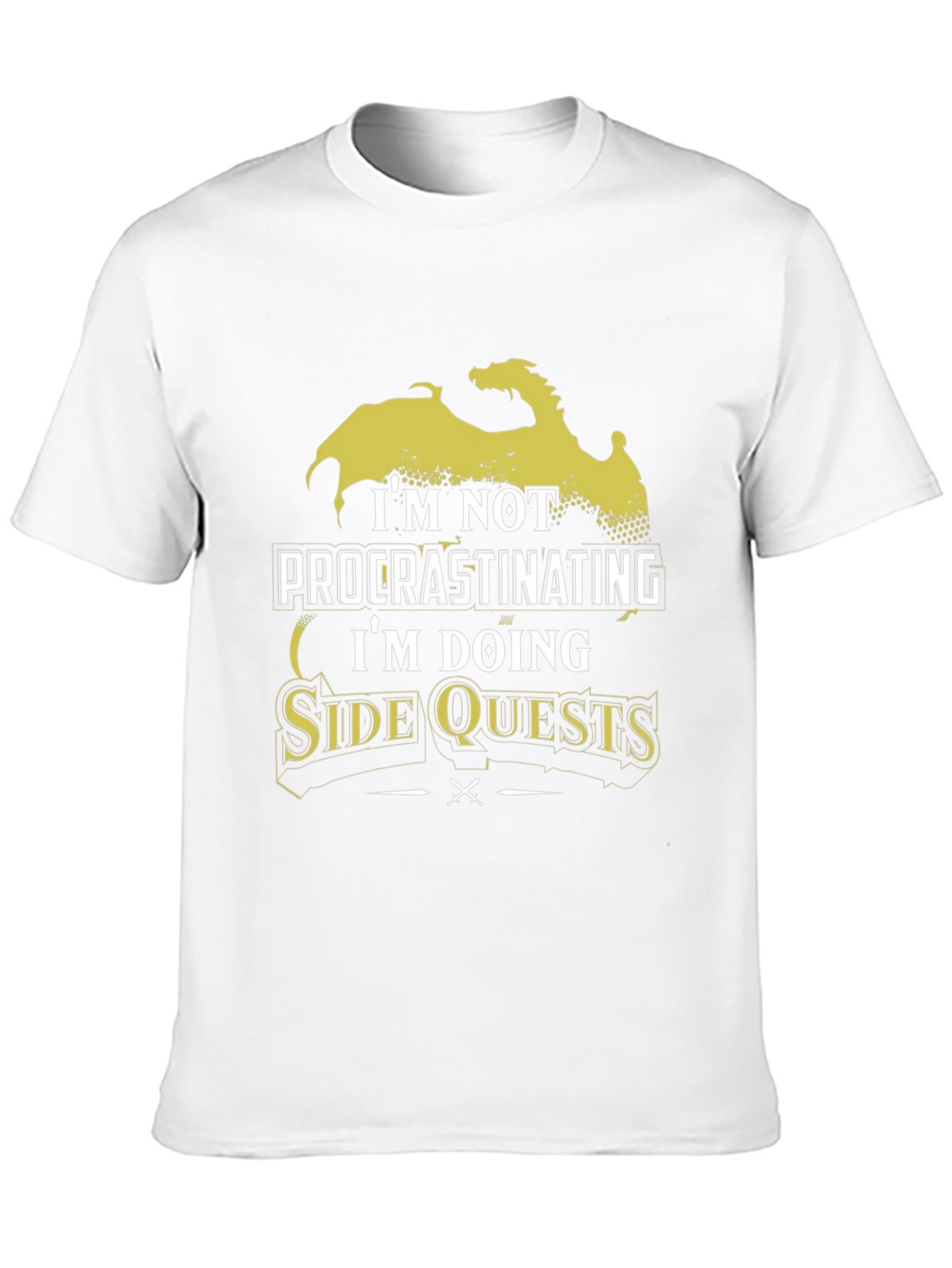 Side Quests Black Graphic T-Shirt