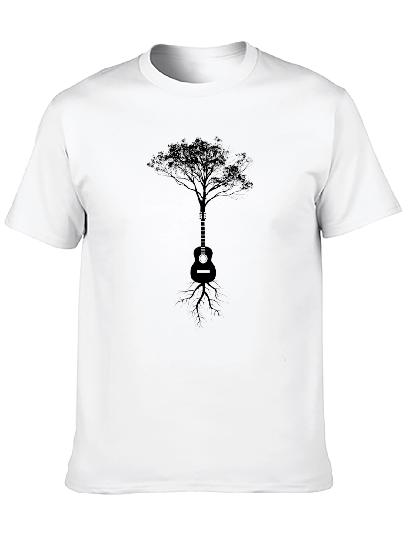 Guitar Tree Graphic Tee - Music Lovers T-Shirt