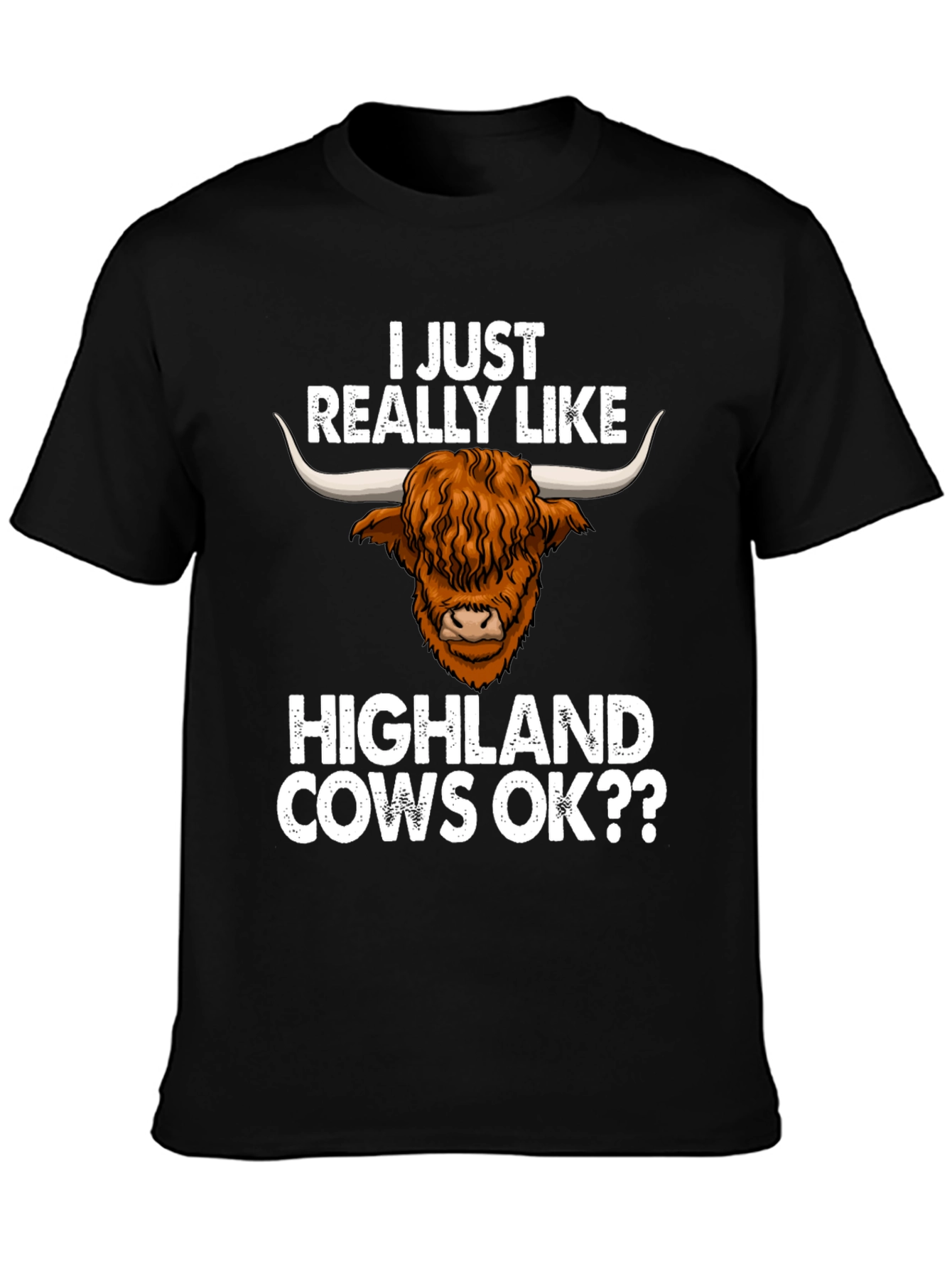 Highland Cow Lover T-Shirt - Unique Graphic Tee