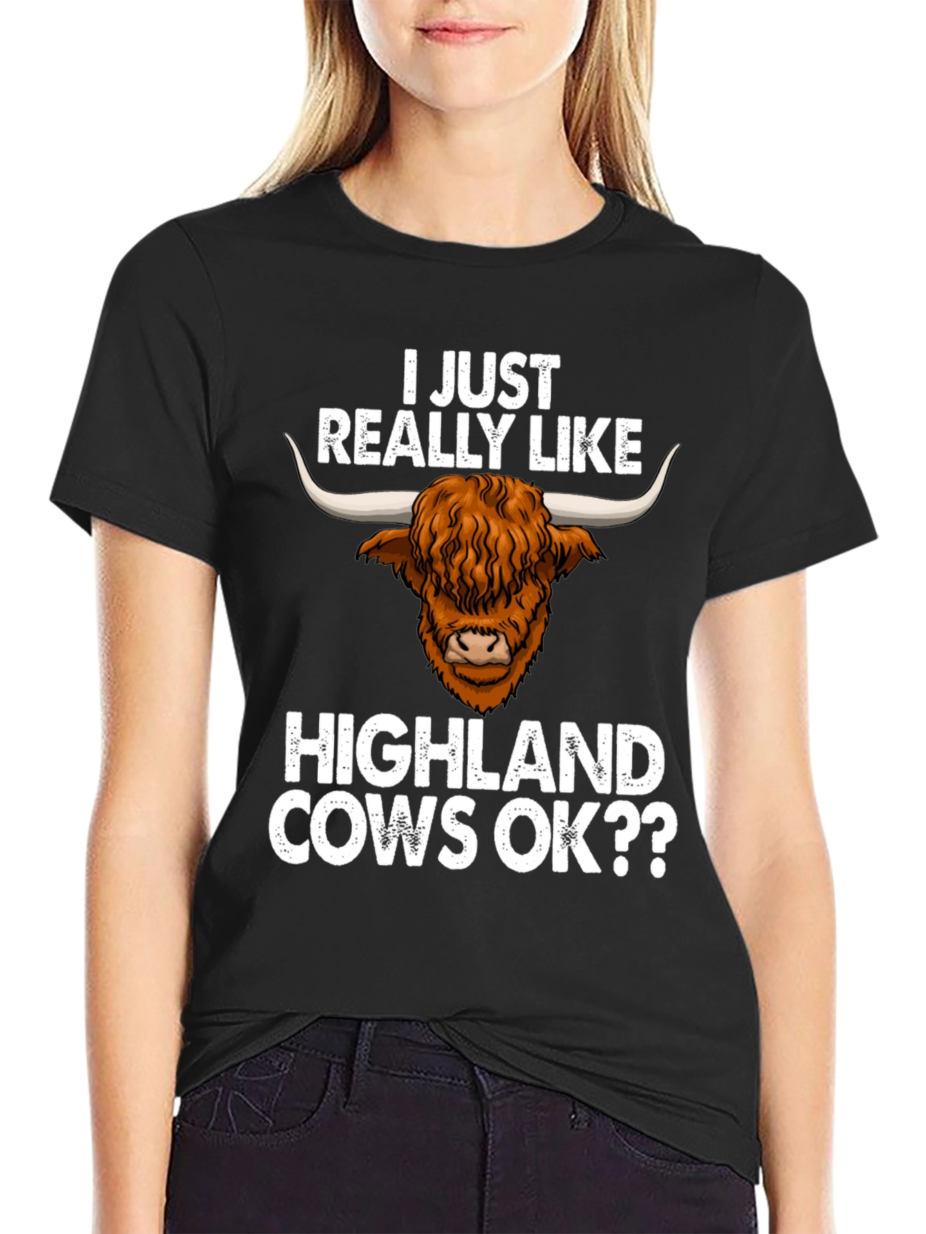 Highland Cow Lover T-Shirt - Unique Graphic Tee