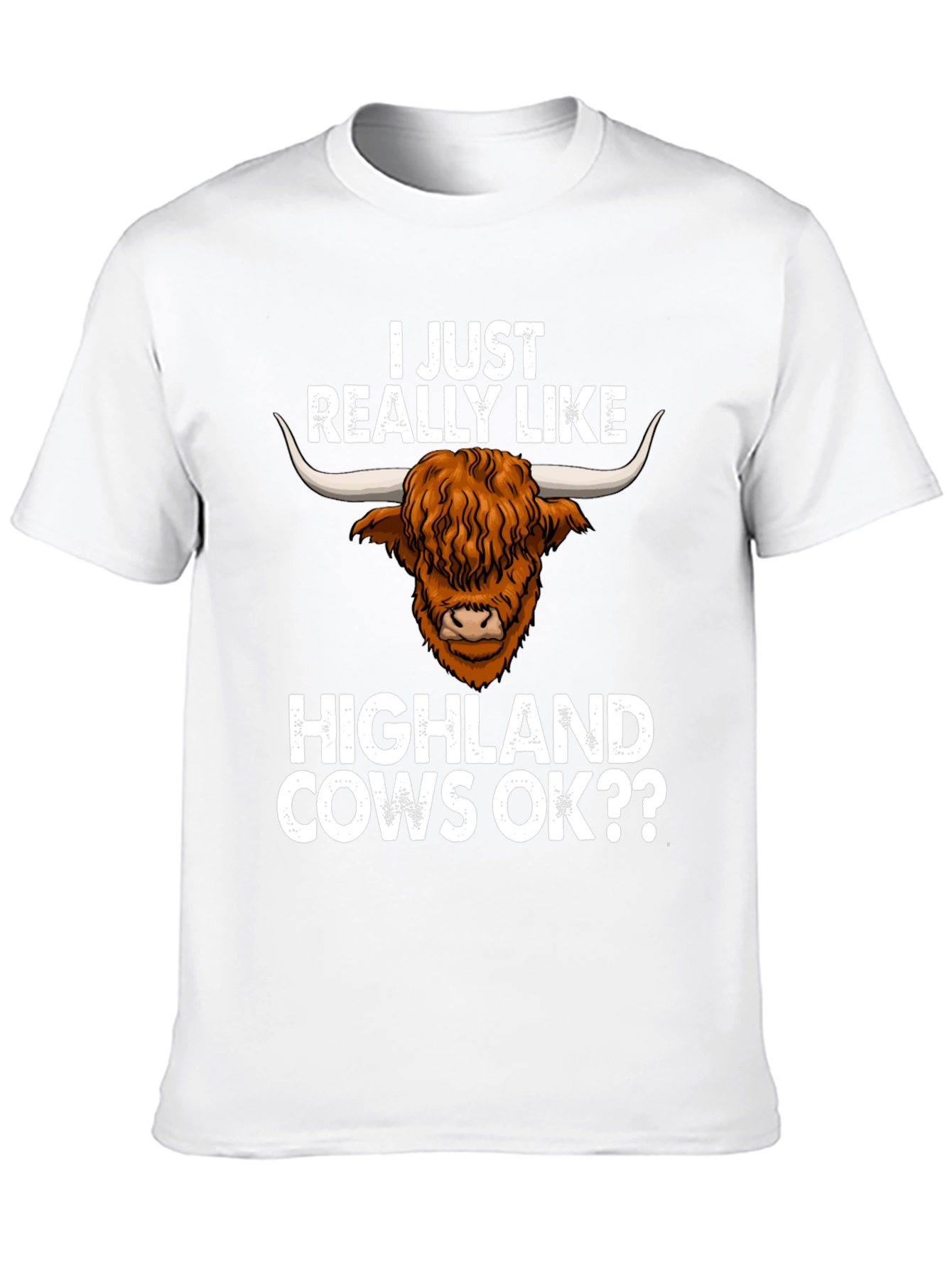Highland Cow Lover T-Shirt - Unique Graphic Tee