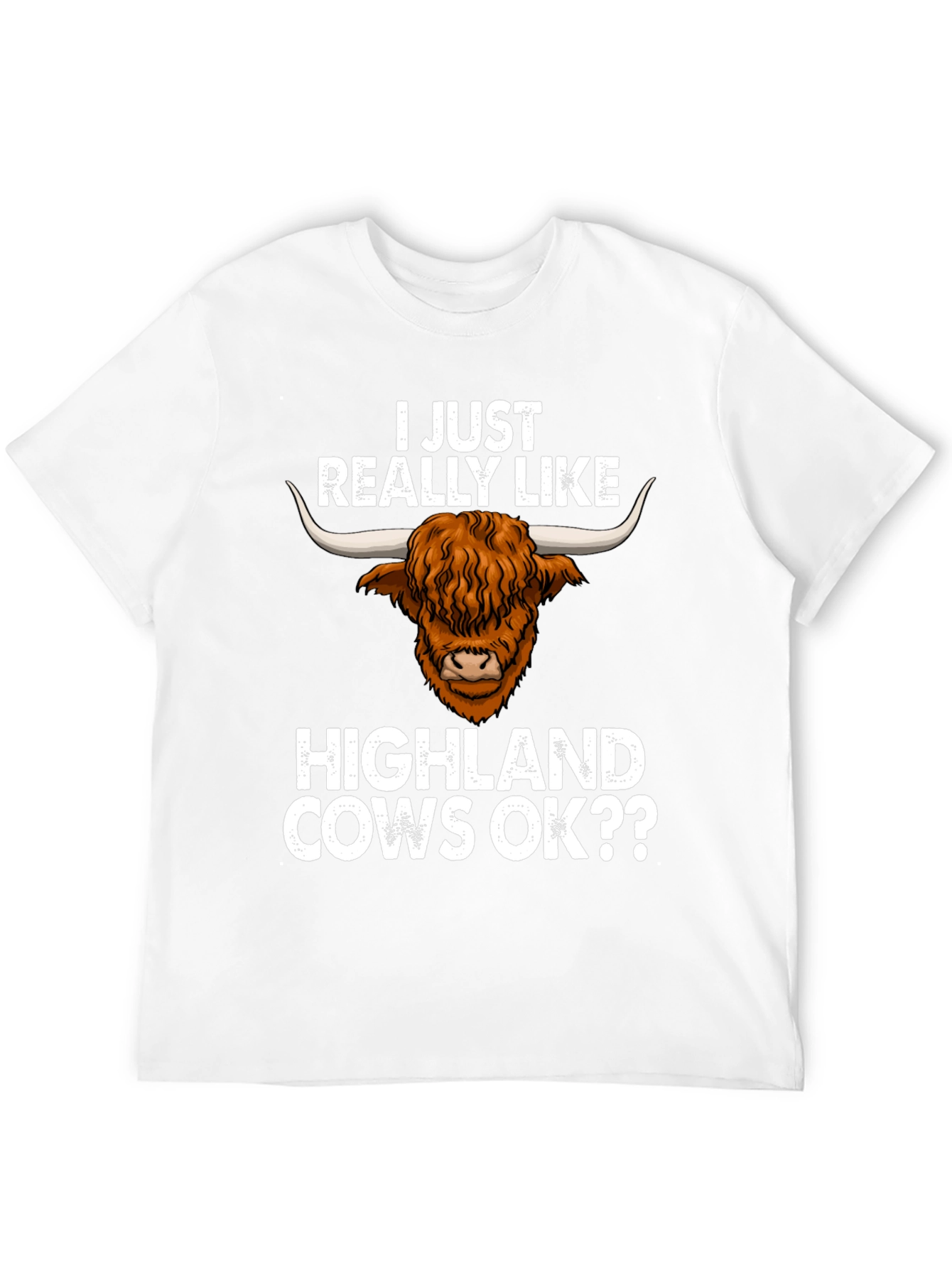 Highland Cow Lover T-Shirt - Unique Graphic Tee