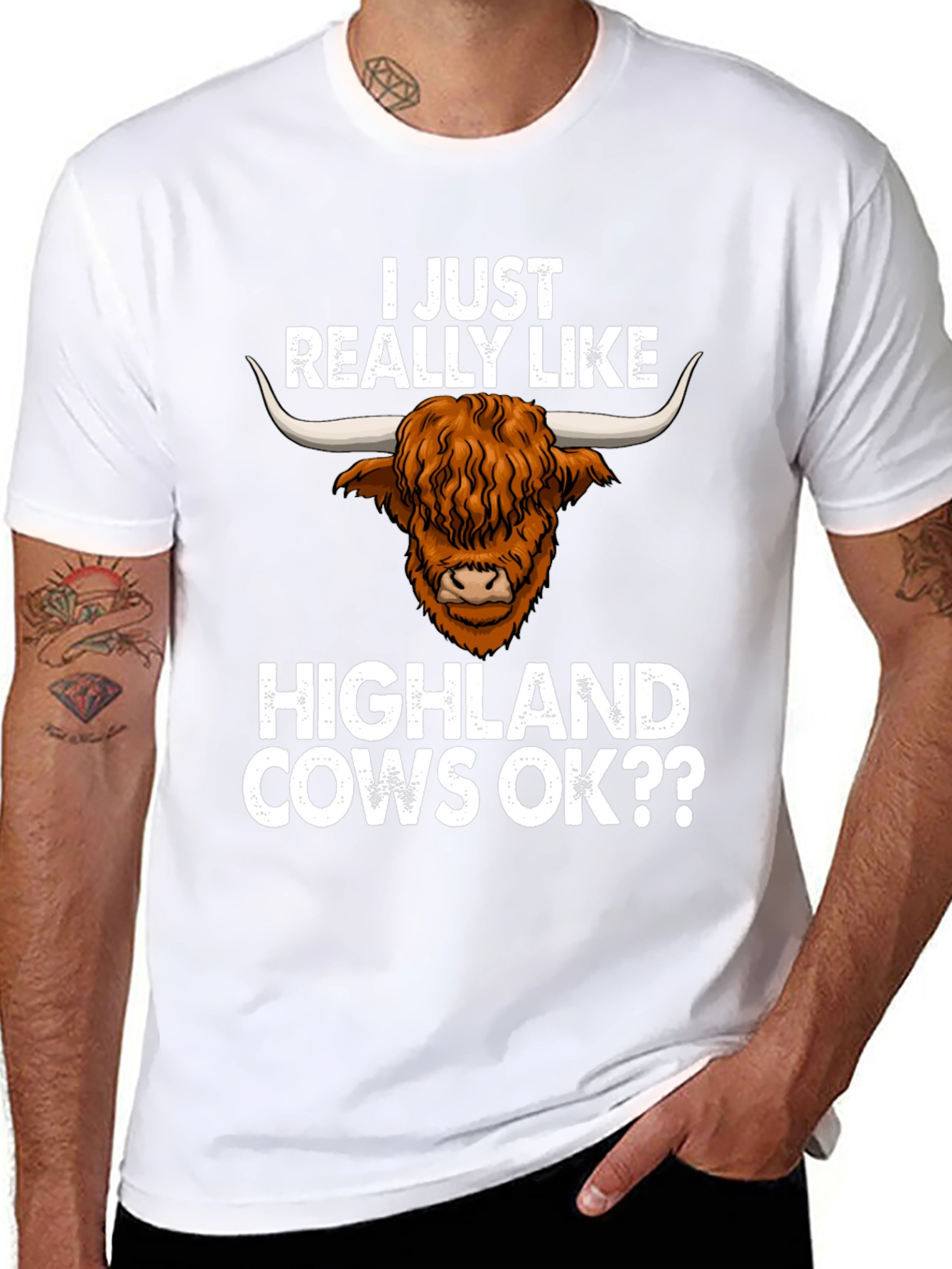 Highland Cow Lover T-Shirt - Unique Graphic Tee