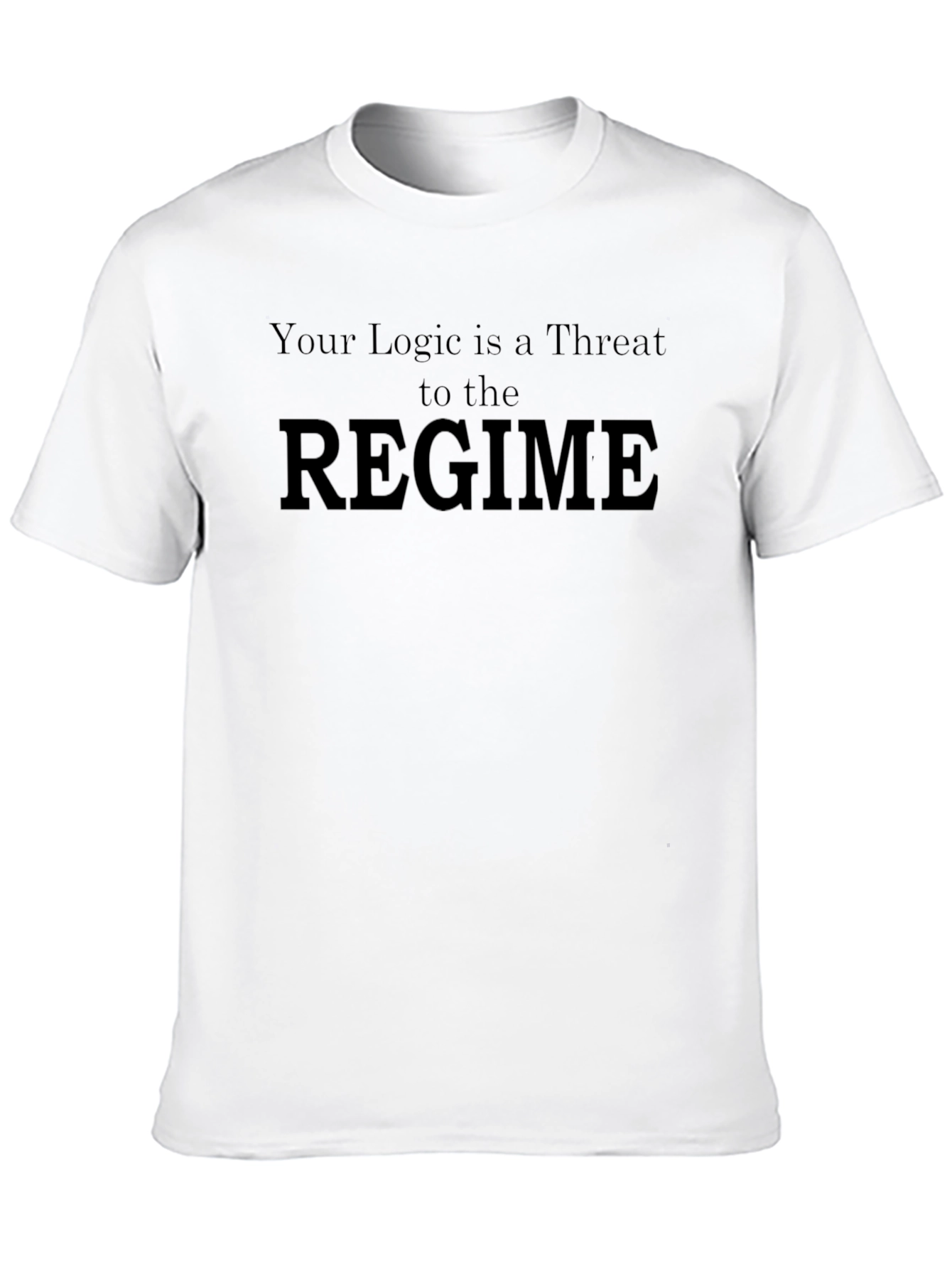 Logic Threat T-Shirt - Bold Statement Tee
