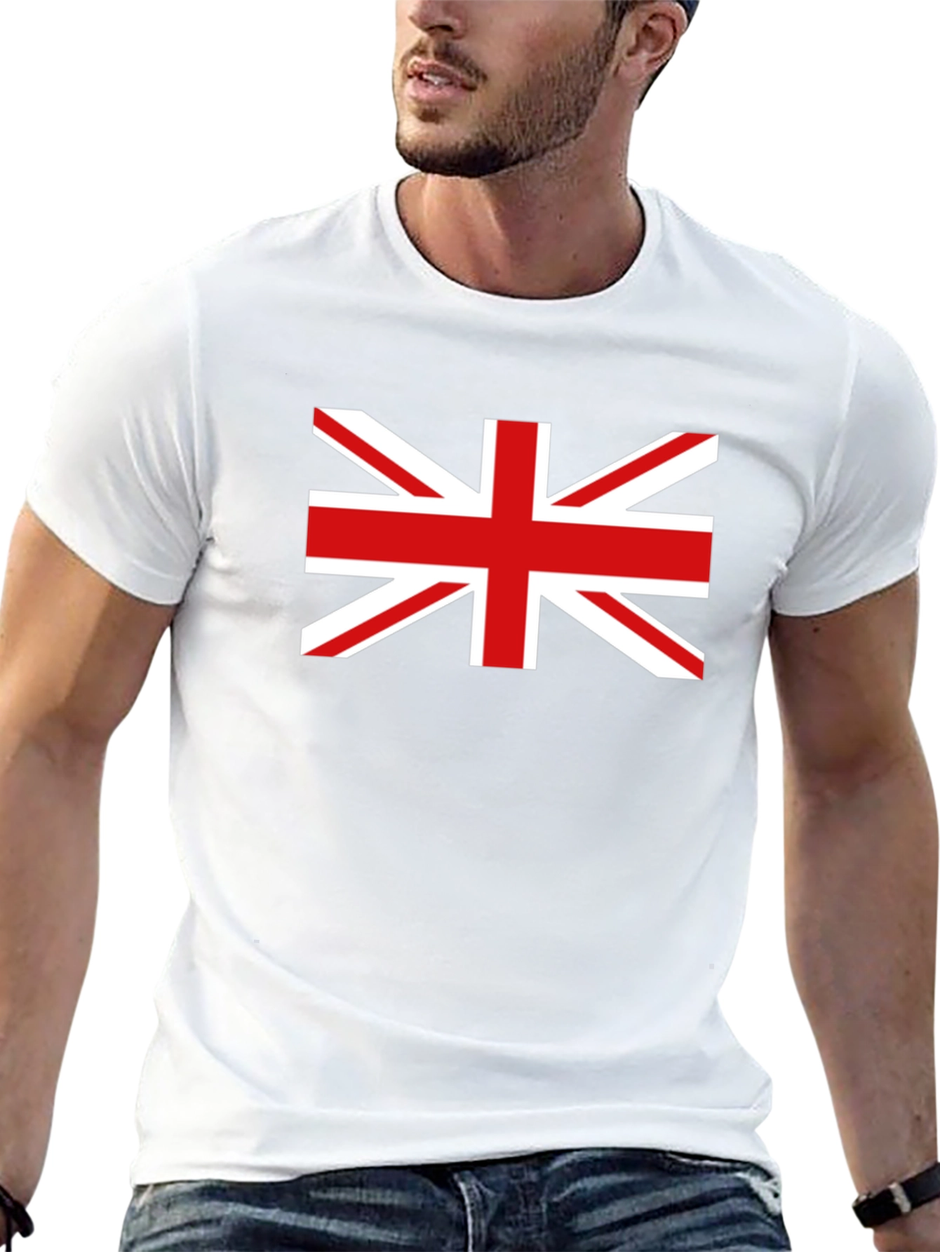 British Flag Graphic Black T-Shirt