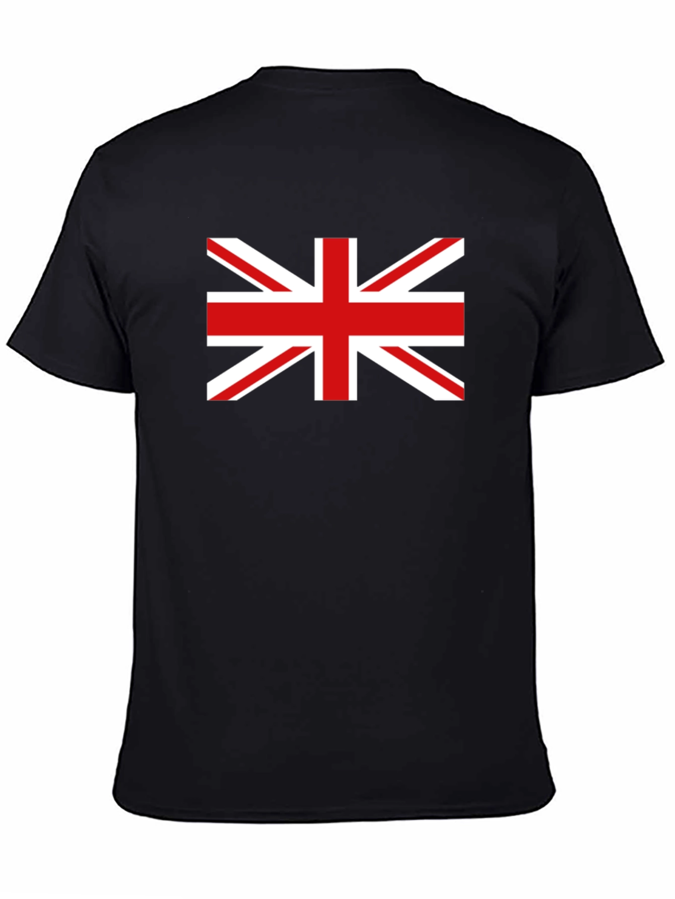 British Flag Graphic Black T-Shirt