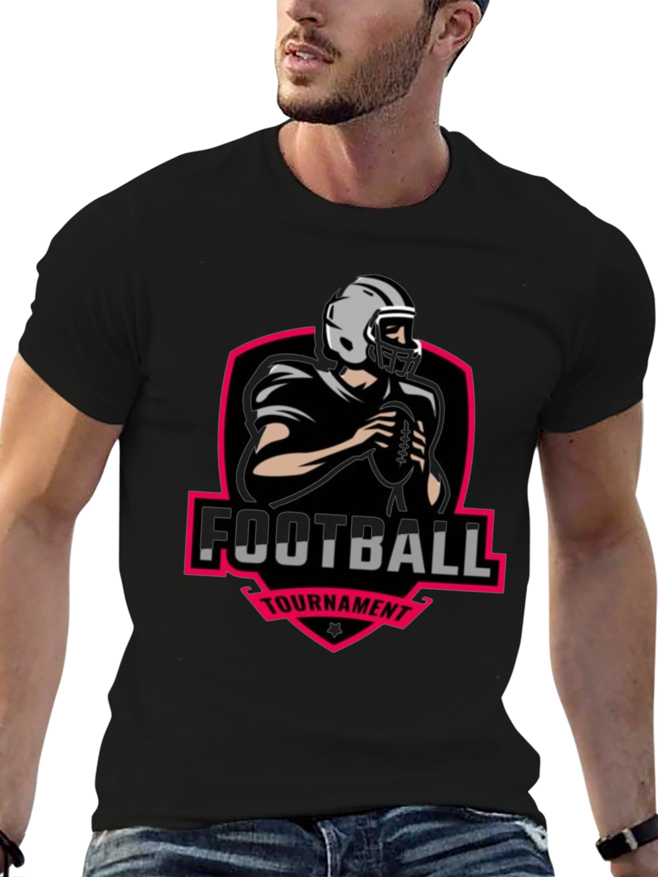 Football Tournament Graphic Tee