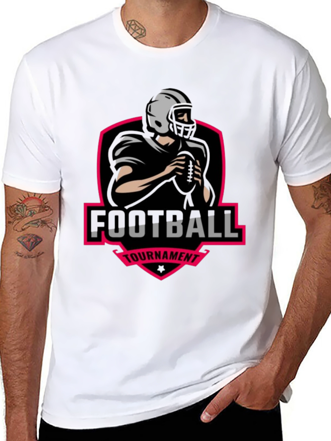 Football Tournament Graphic Tee
