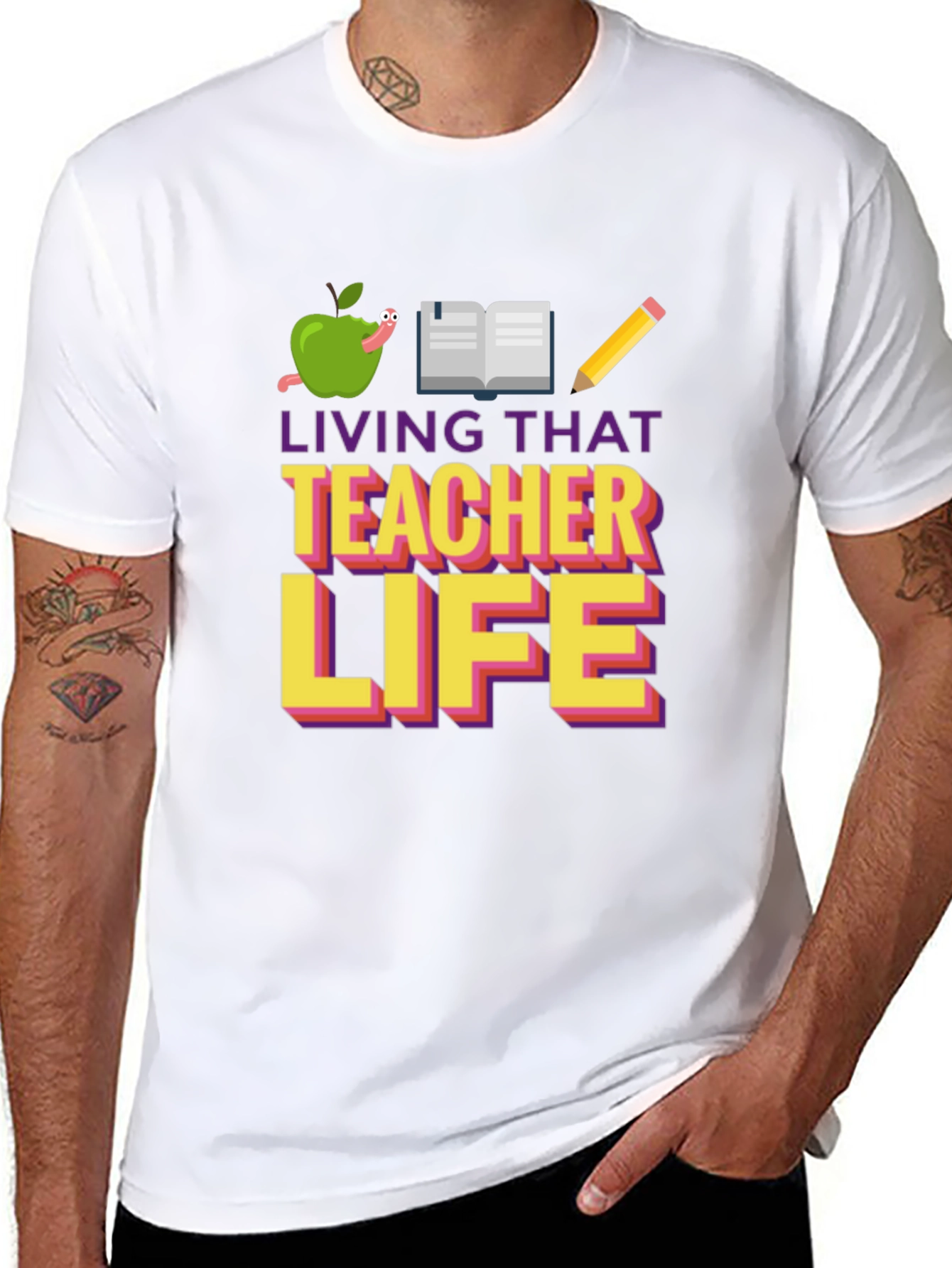 Living That Teacher Life Graphic Tee