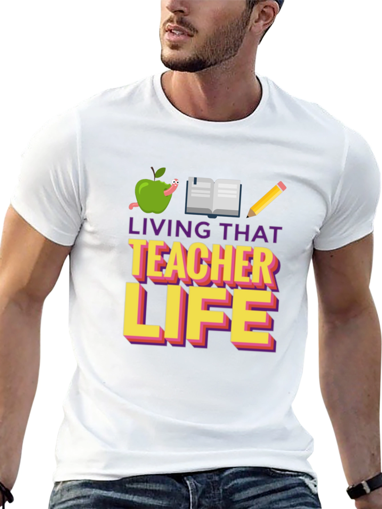 Living That Teacher Life Graphic Tee