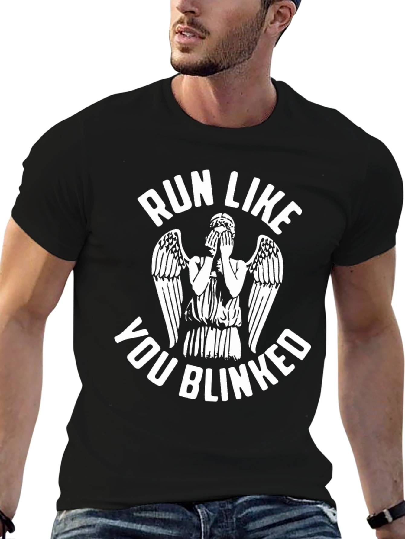 Run Like You Blinked T-Shirt - Black
