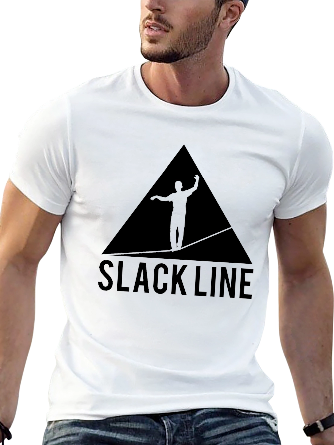 Slackline Graphic Tee - Balance & Adventure