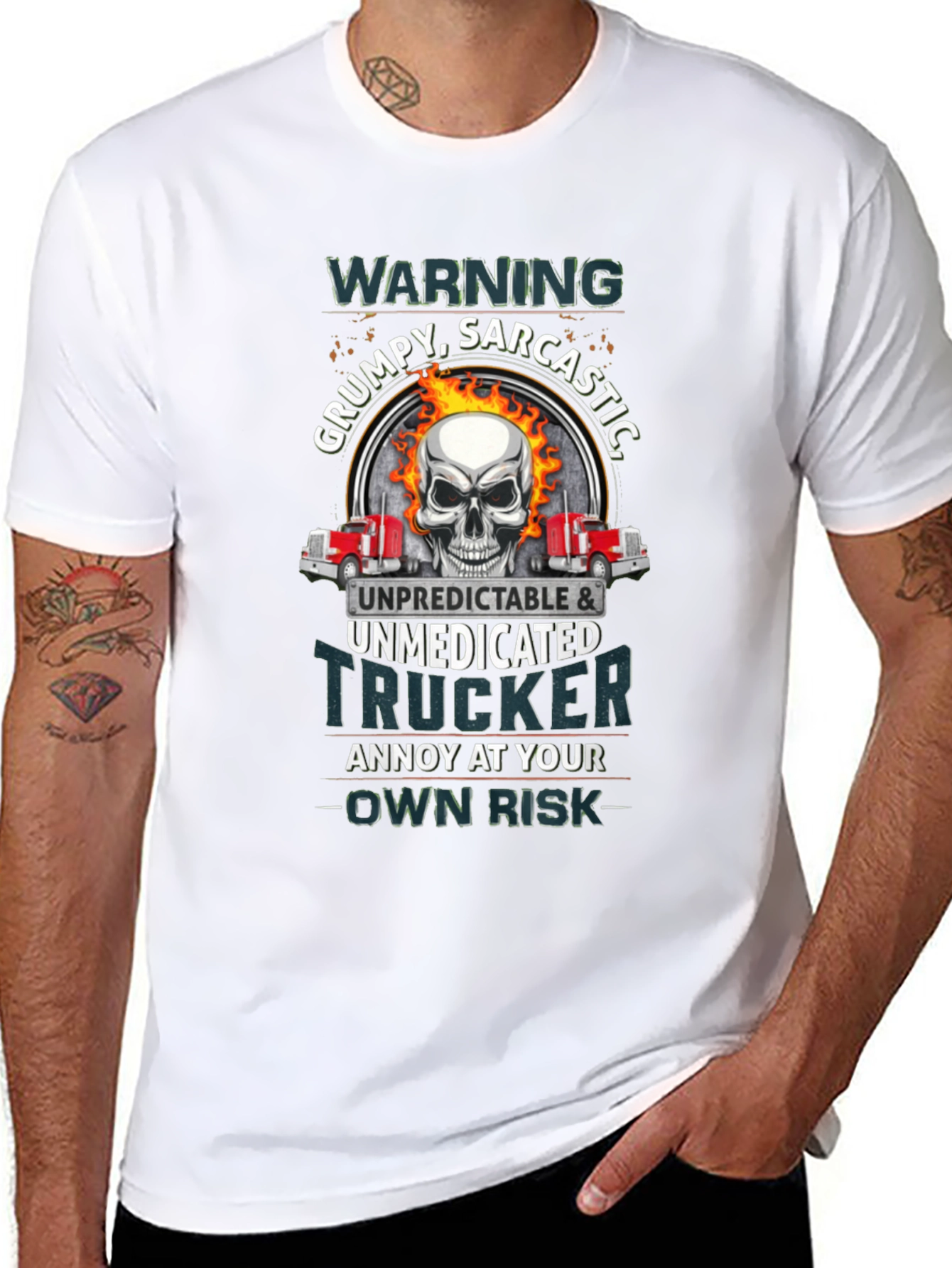 Grumpy Sarcastic Trucker T-Shirt