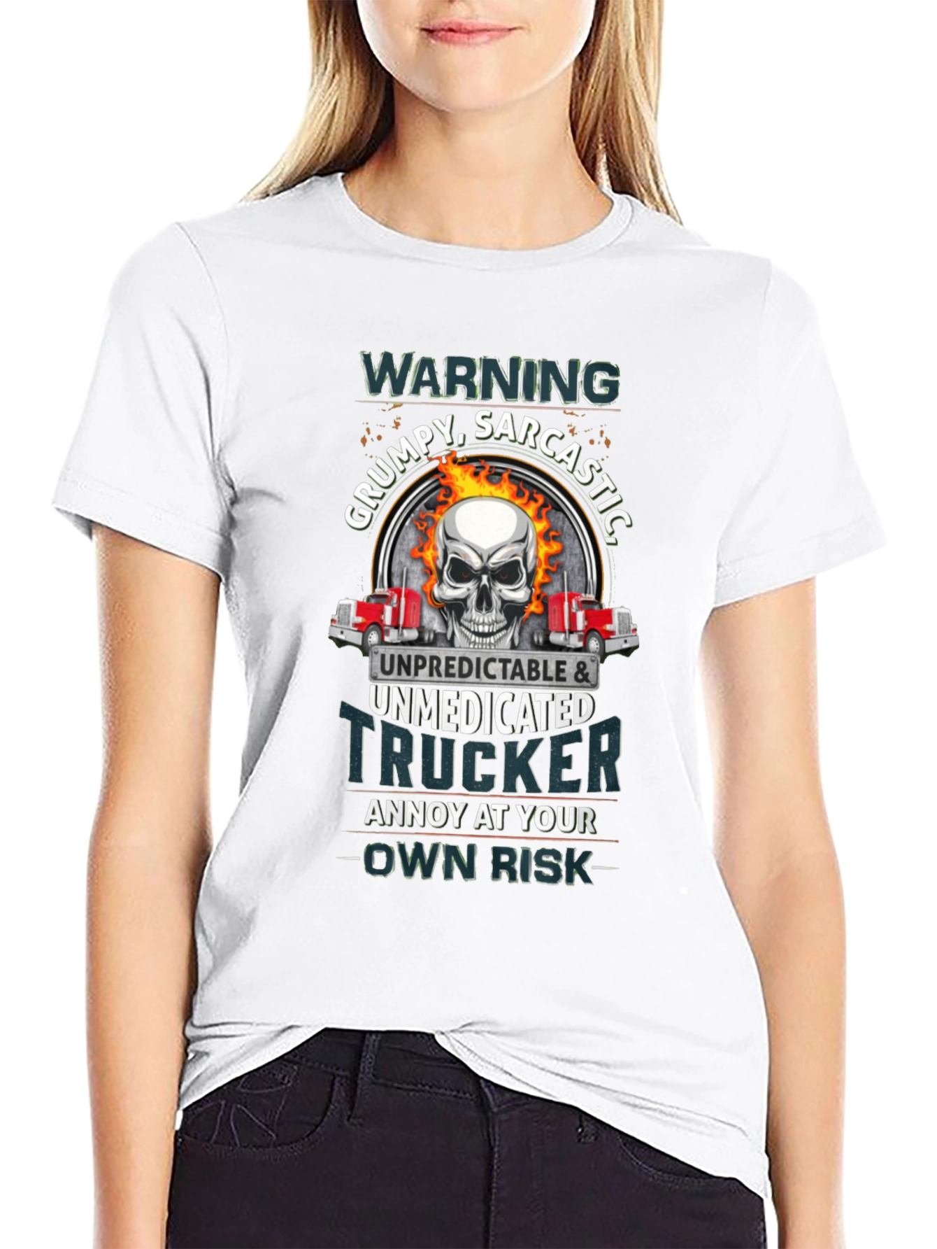 Grumpy Sarcastic Trucker T-Shirt