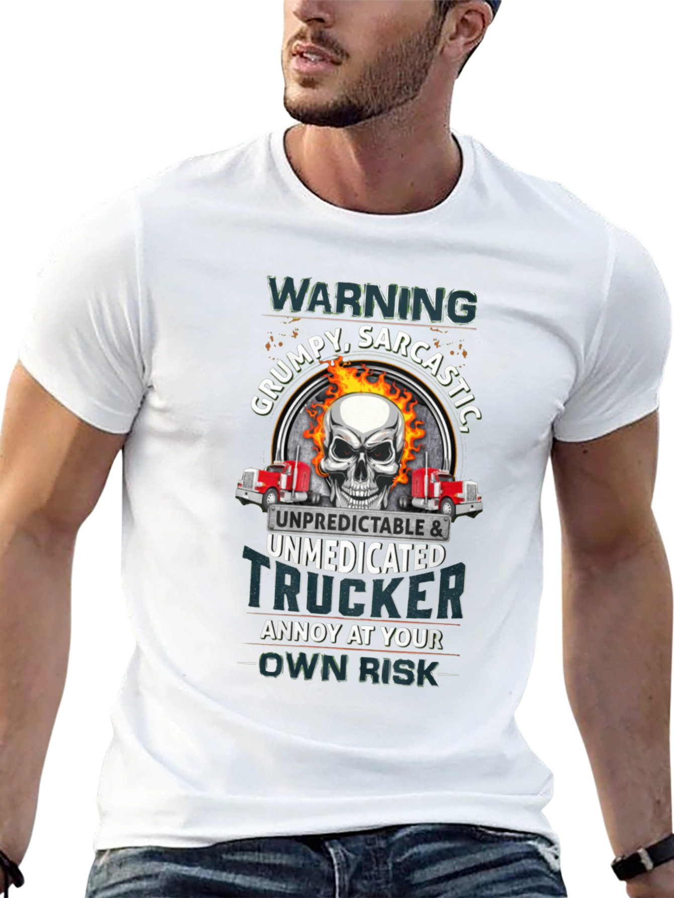 Grumpy Sarcastic Trucker T-Shirt