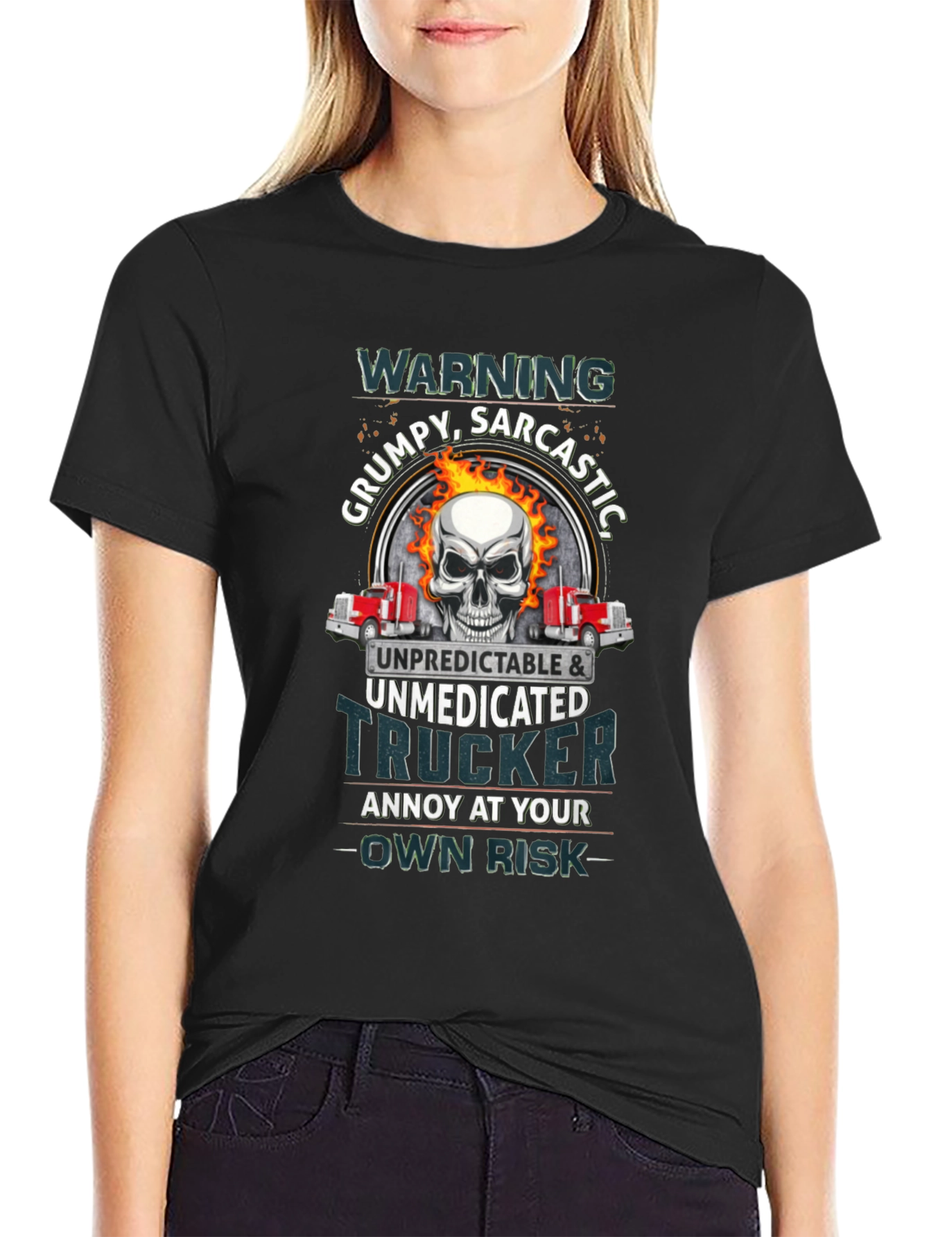 Grumpy Sarcastic Trucker T-Shirt