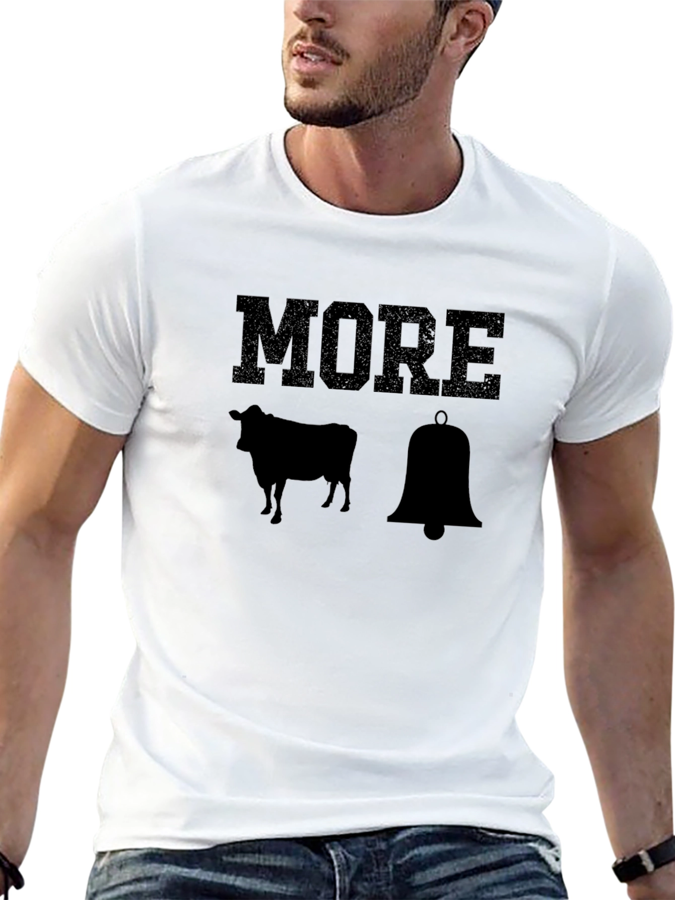 More Cowbell T-Shirt - Humorous Graphic Tee