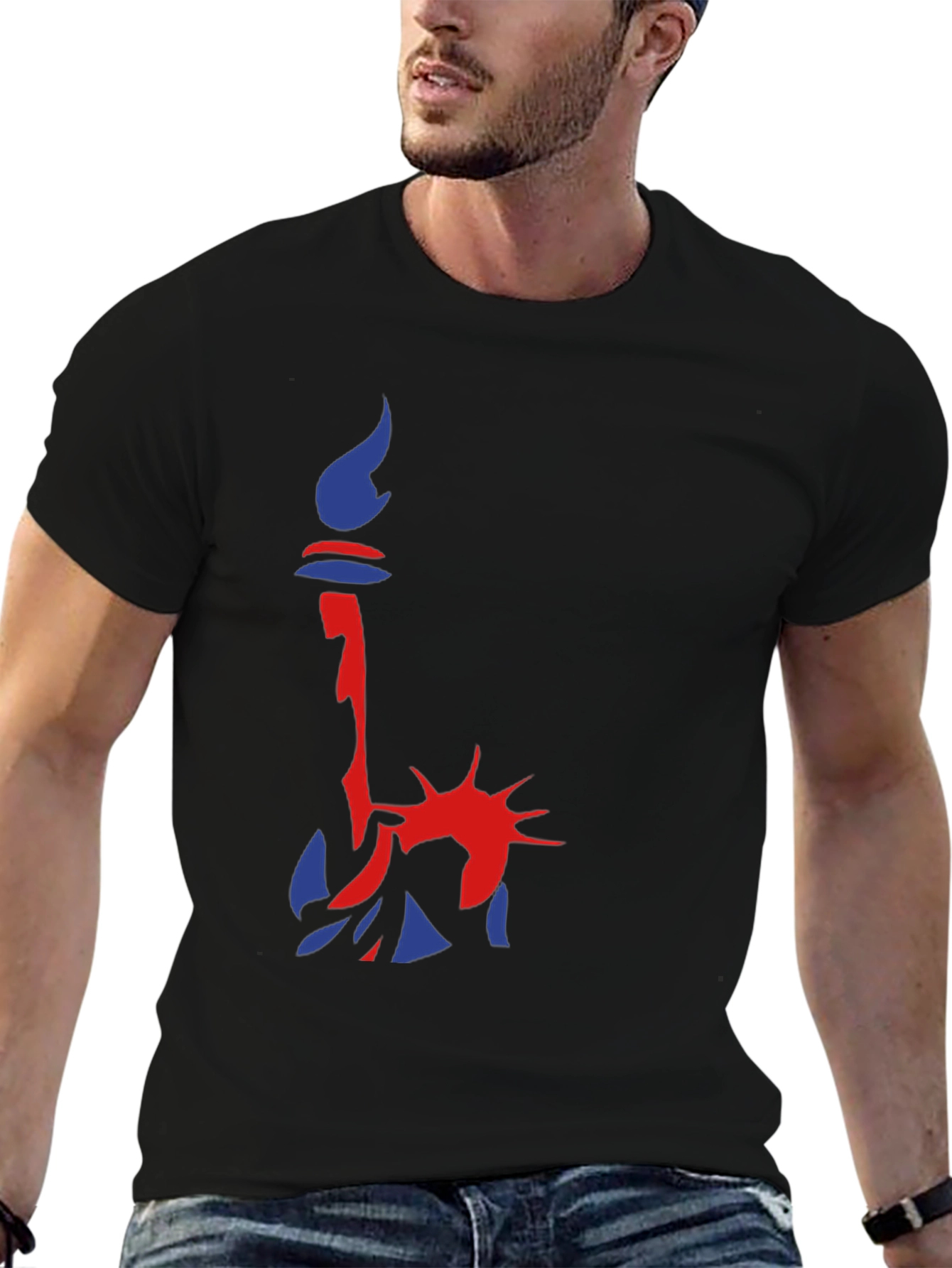 Statue of Liberty Graphic Tee - Patriotic Style