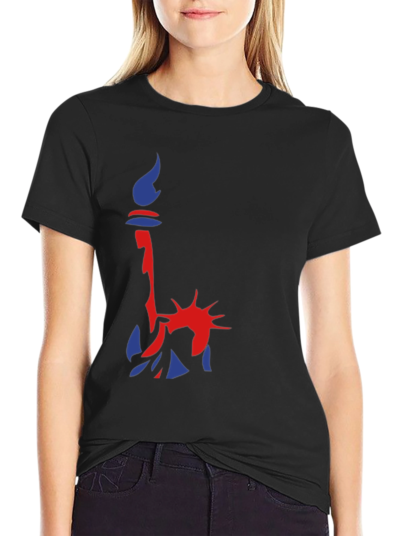 Statue of Liberty Graphic Tee - Patriotic Style