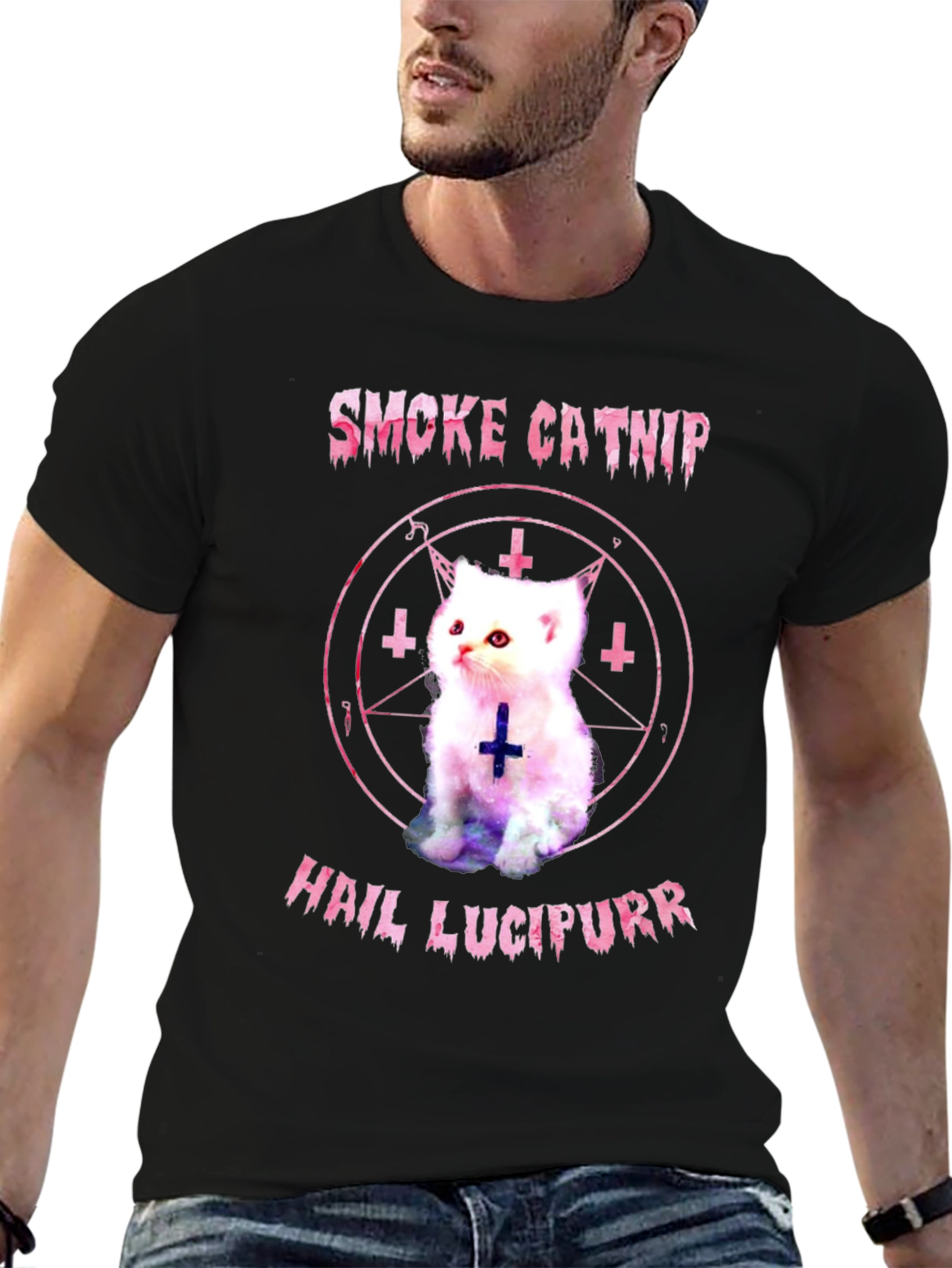 Smoke Catnip Hail Lucipurr T-Shirt
