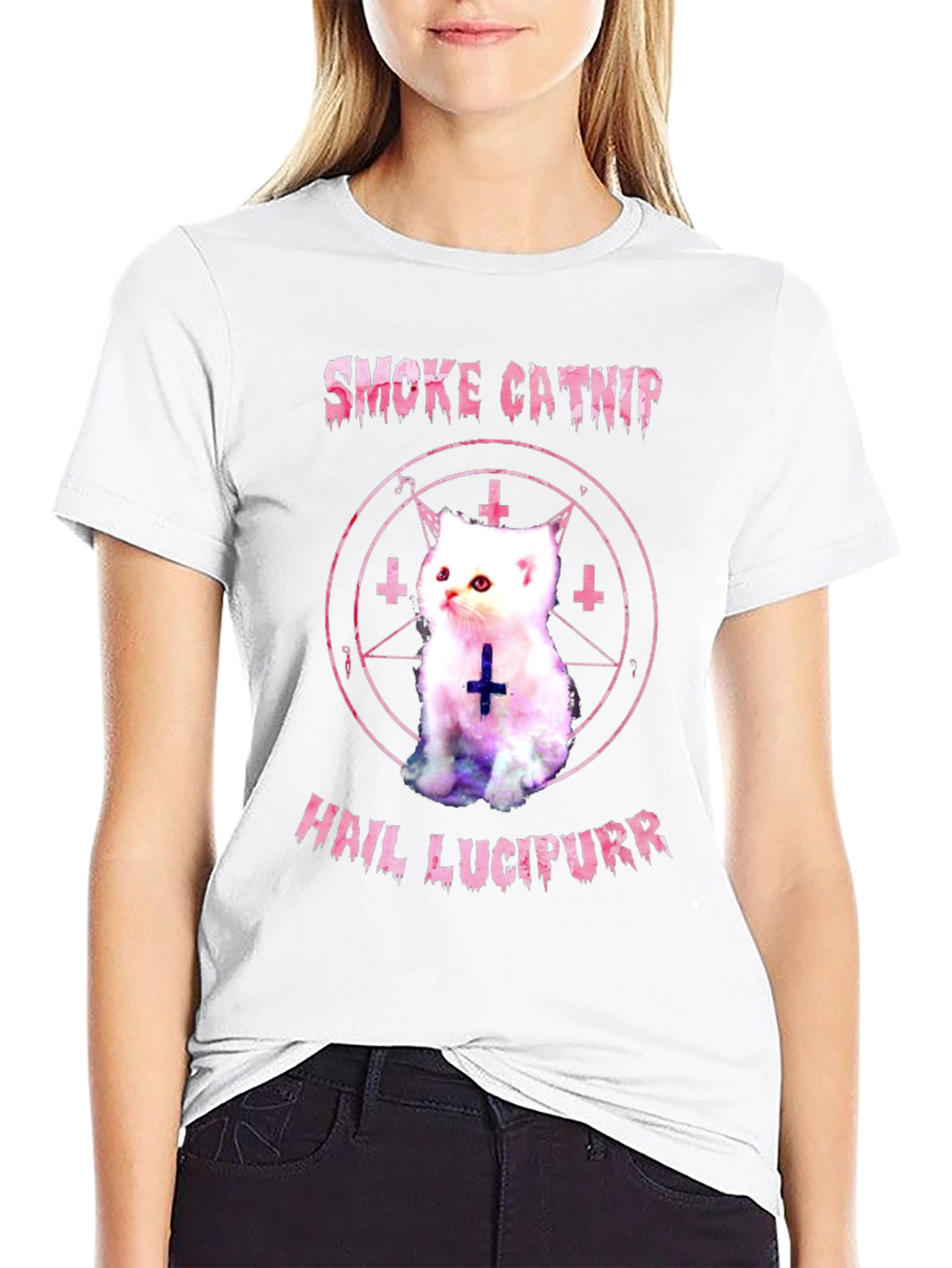 Smoke Catnip Hail Lucipurr T-Shirt
