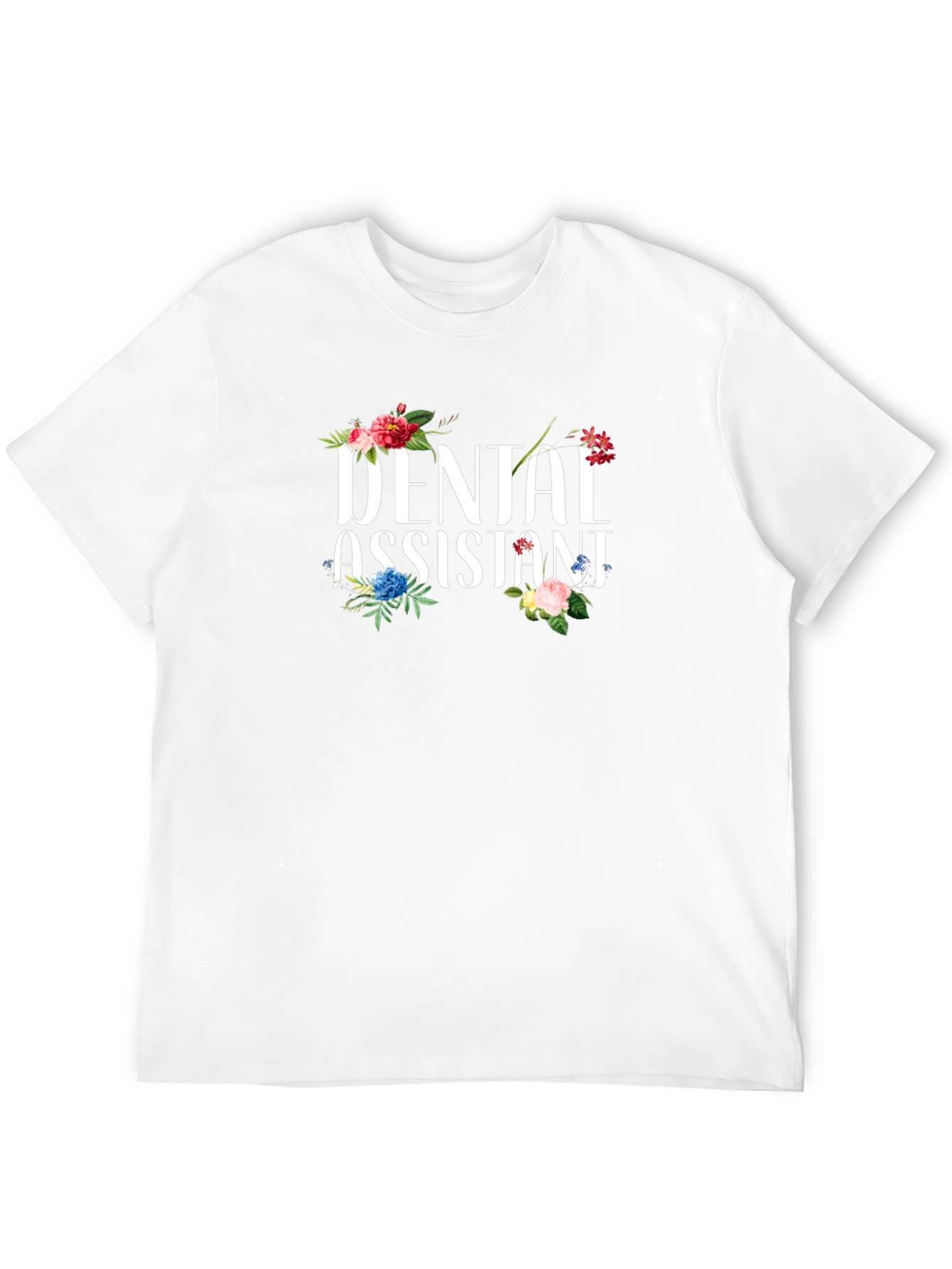 Dental Assistant Floral T-Shirt