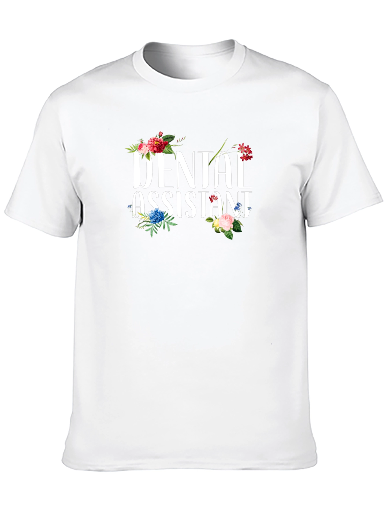 Dental Assistant Floral T-Shirt