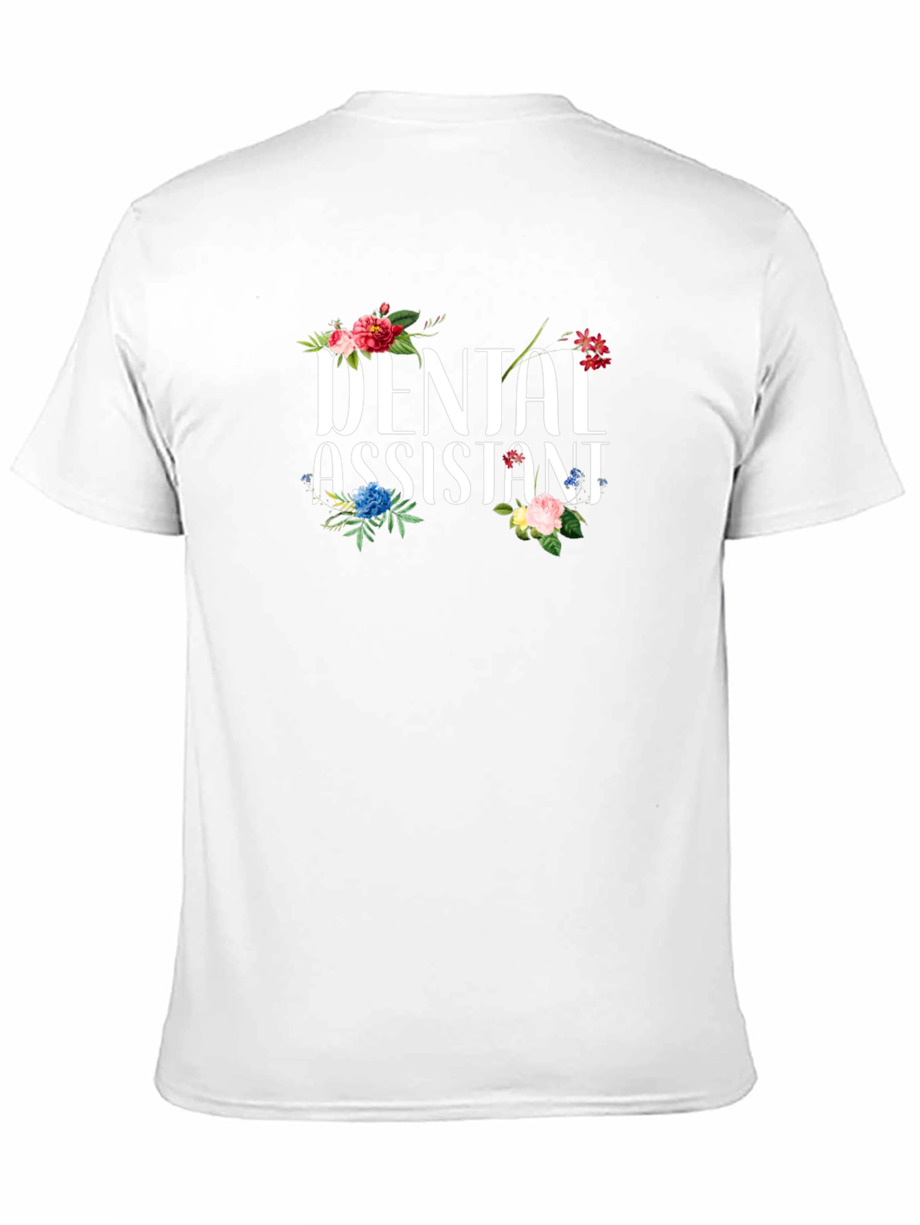 Dental Assistant Floral T-Shirt