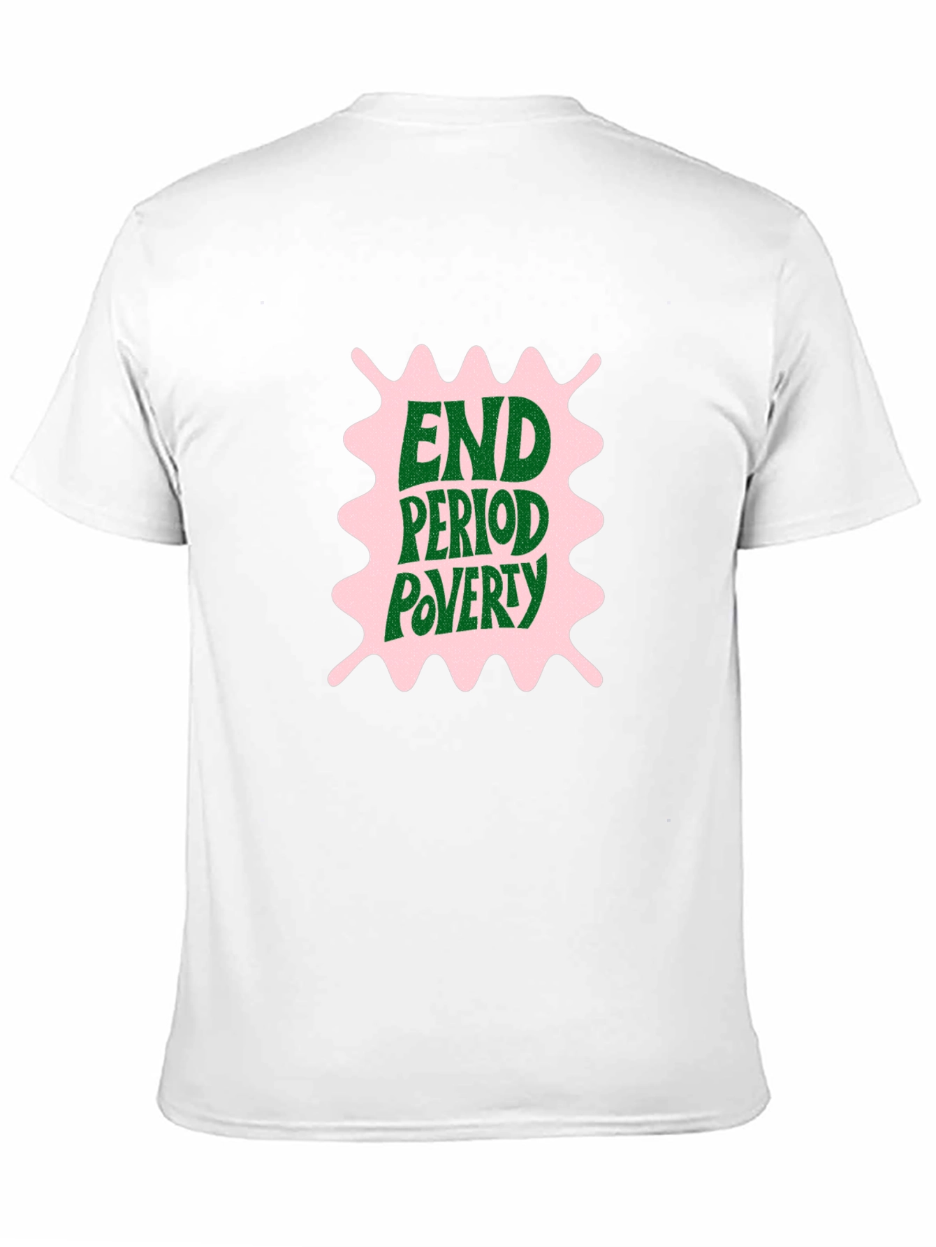 End Period Poverty Graphic Tee - Black