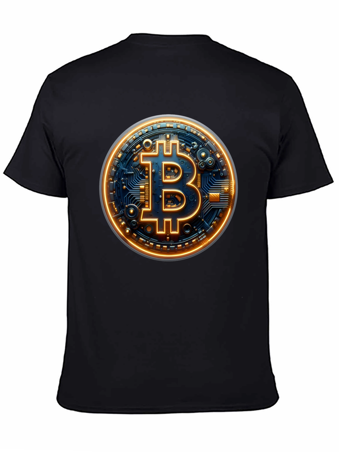 Bitcoin Tech Circuit T-Shirt - Crypto Currency Tee