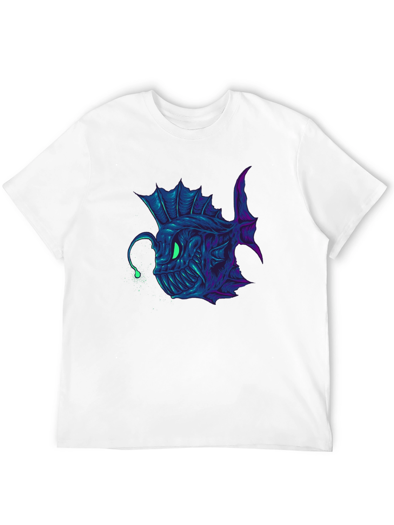 Angler Fish Graphic Tee - Bold Underwater Style